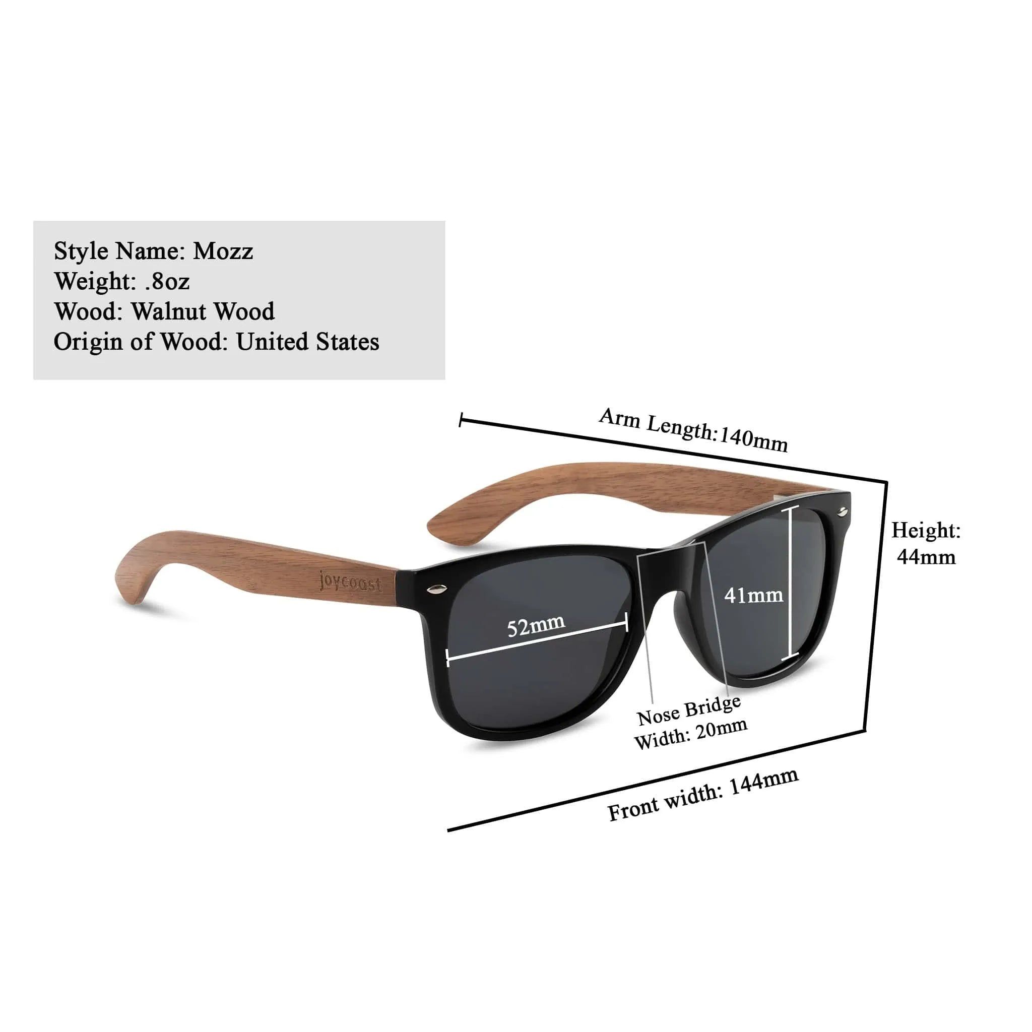 Mozz | American Walnut Sunglasses