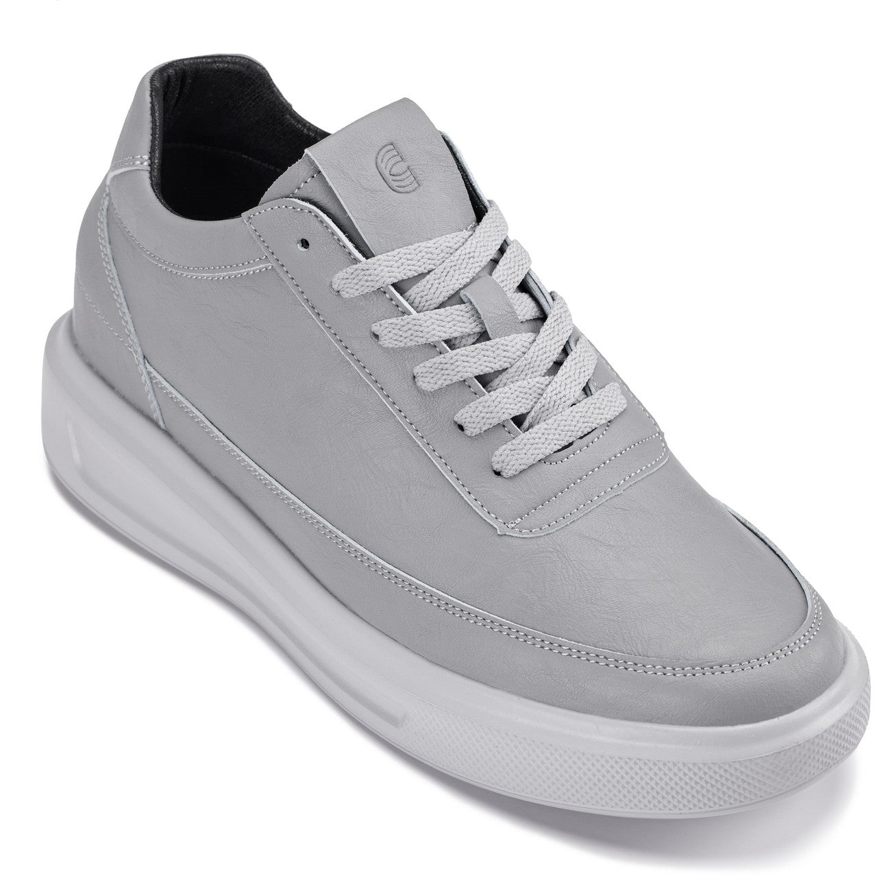 X1648 - 2.8 Inches Taller (Pewter Grey) - Lightweight Men's Sneakers