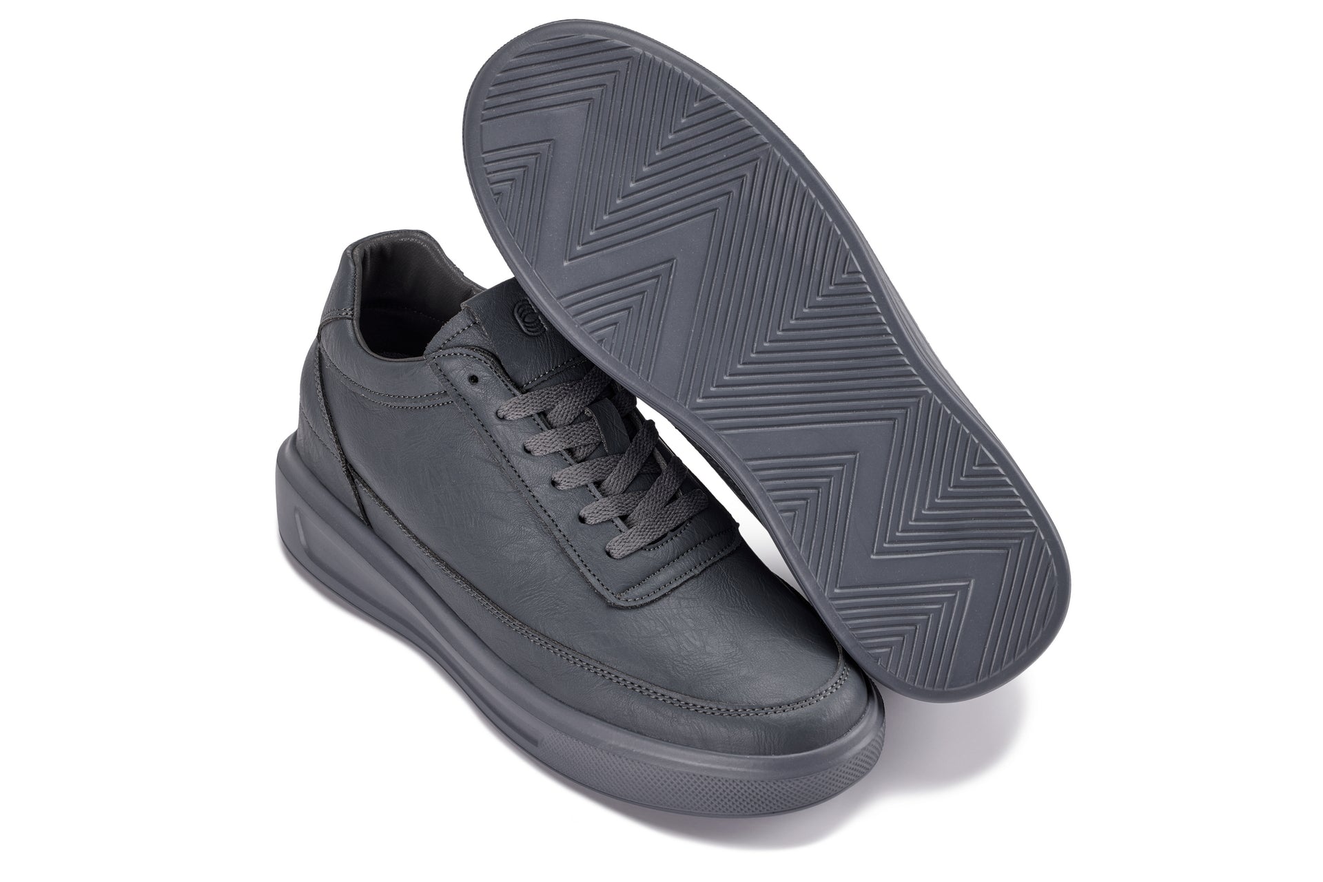 X1649 - 2.8 Inches Taller (Iron Grey) - Lightweight Men's Sneakers