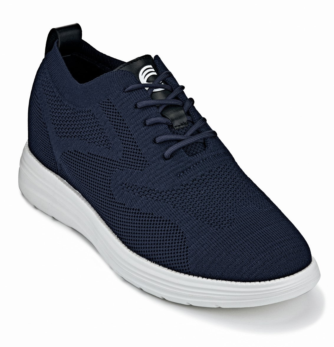 X2634 - 2.8 Inches Taller (Night Blue) - Lace Up Casual Men's Walker Shoes
