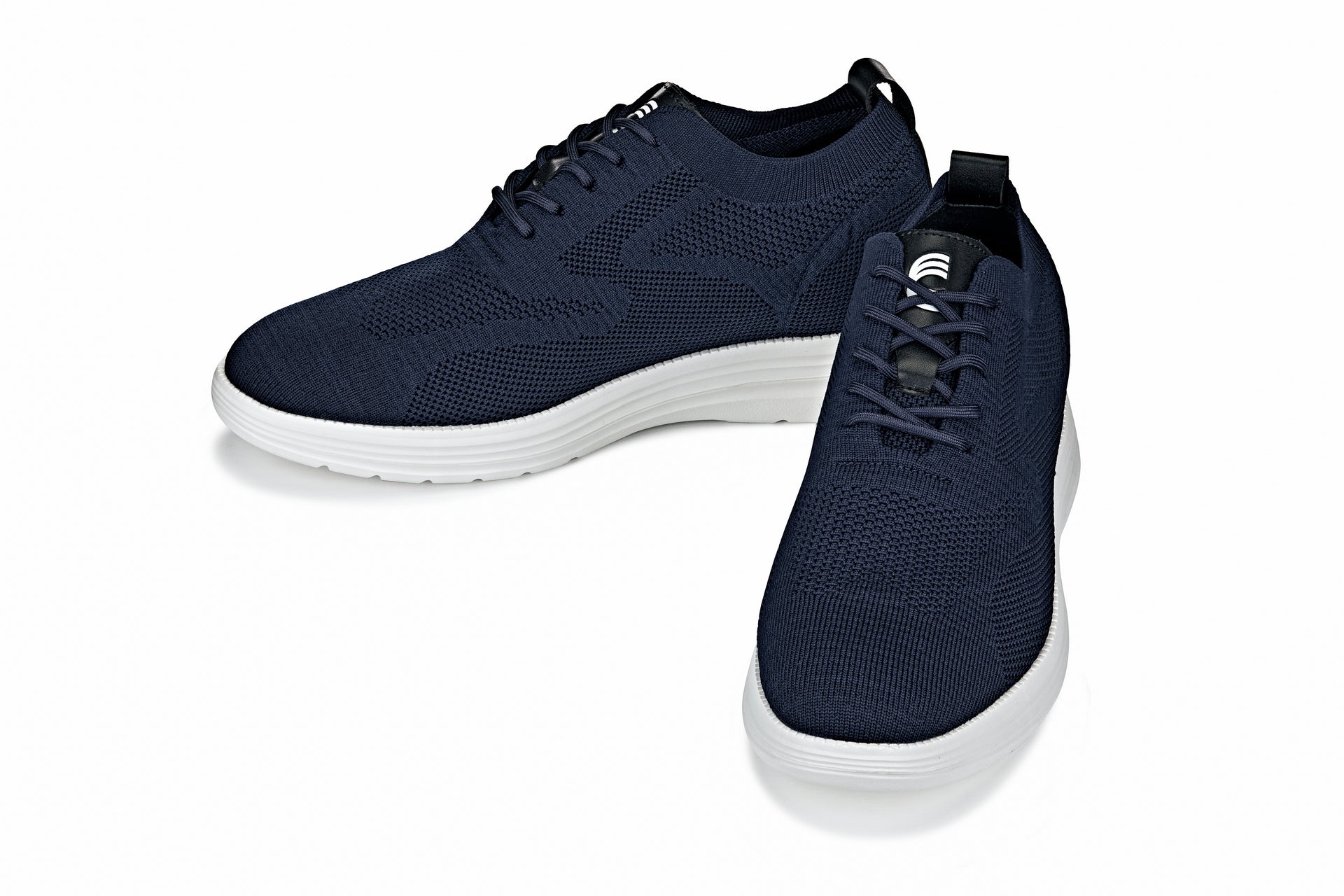 X2634 - 2.8 Inches Taller (Night Blue) - Lace Up Casual Men's Walker Shoes