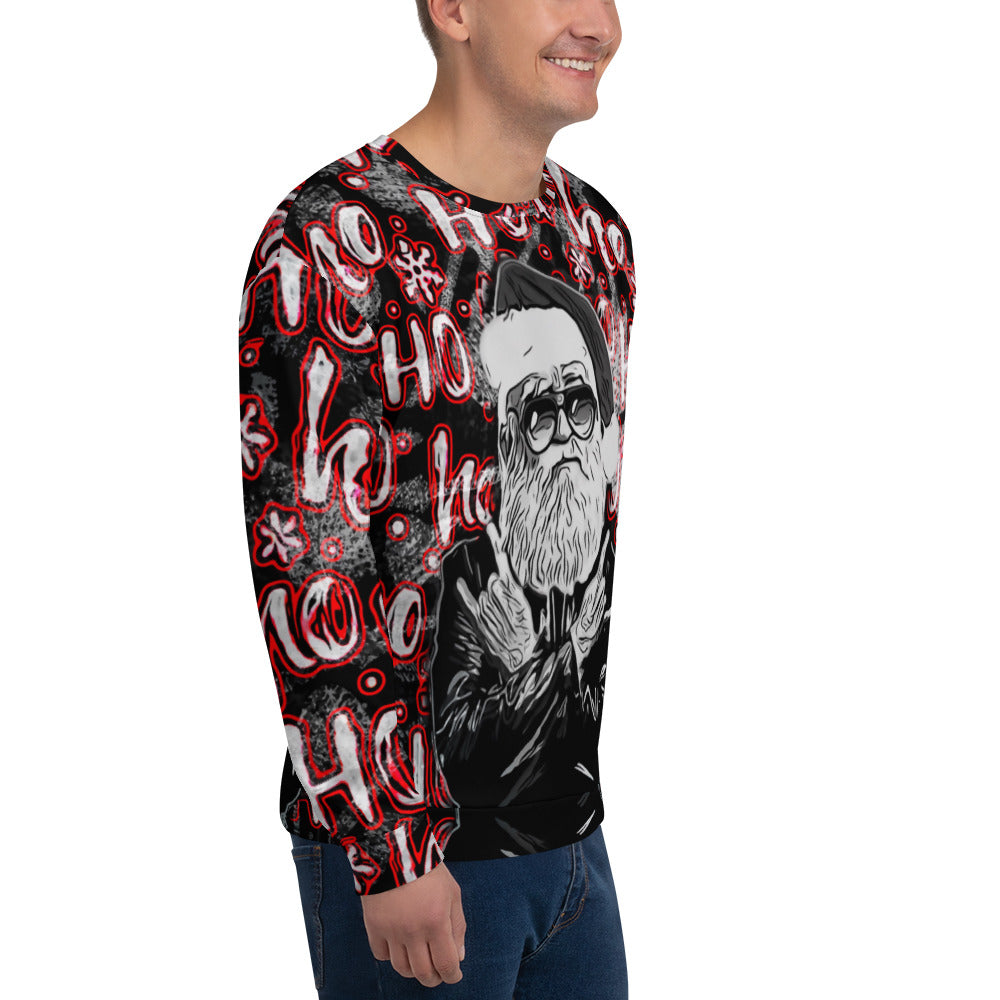 Rock N' Roll Santa Christmas Sweatshirt