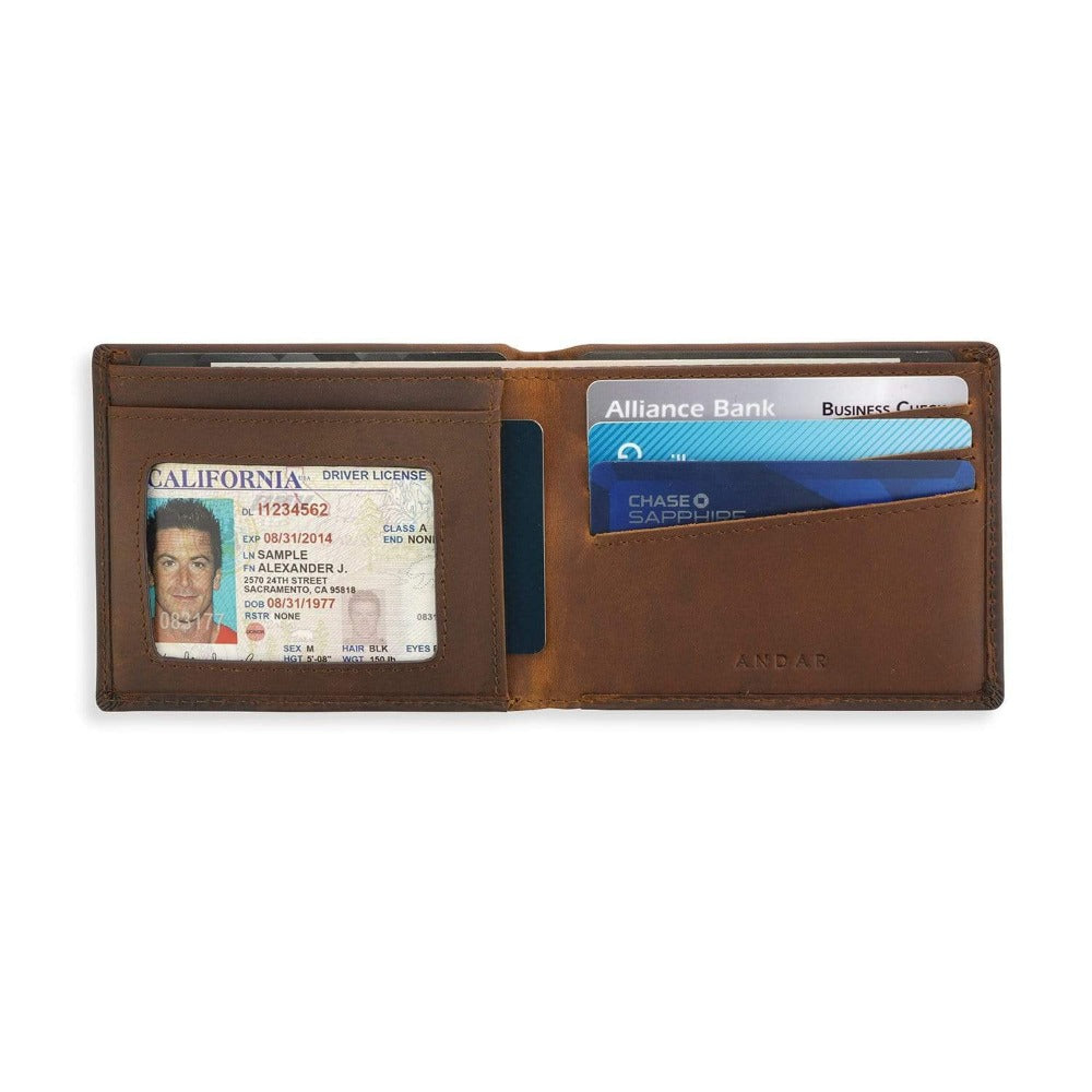 The Diplomat – Men's Slim RFID Bifold Wallet