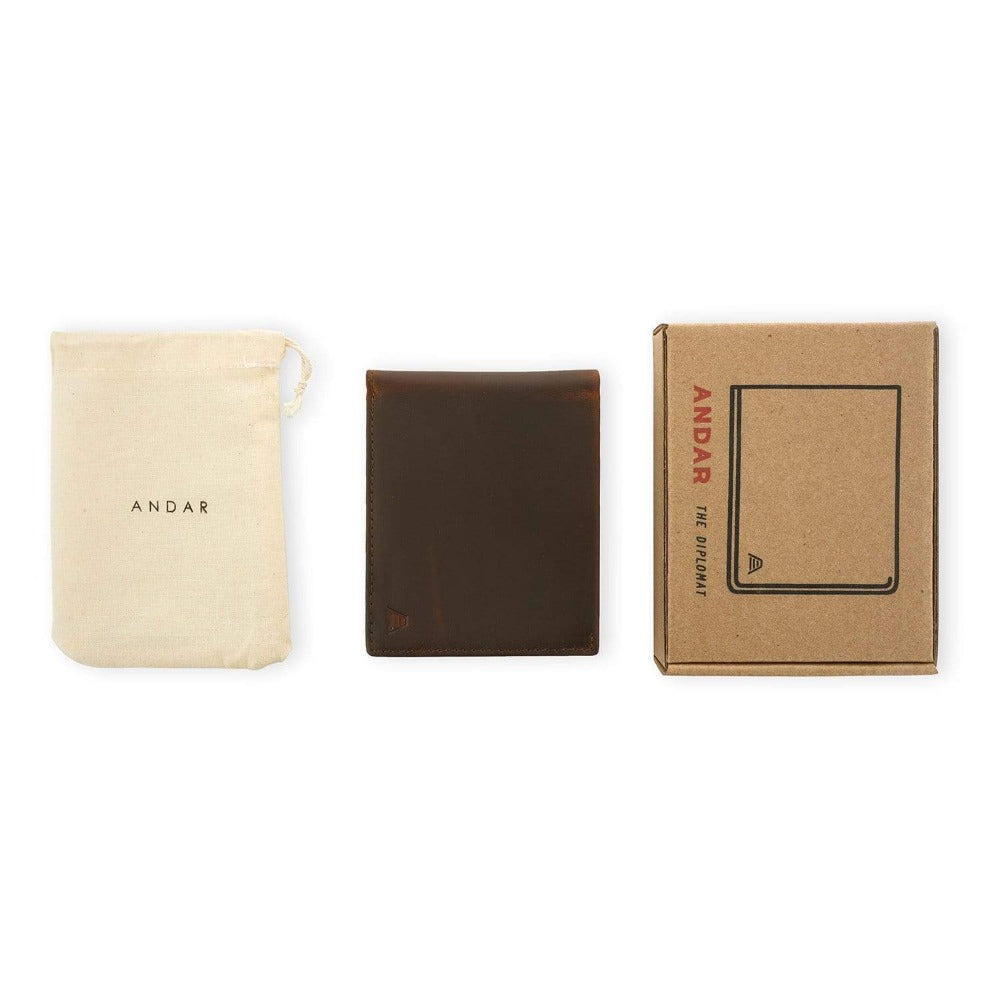 The Diplomat – Men's Slim RFID Bifold Wallet