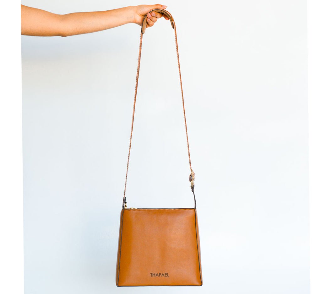 Thafael Crossbody Travel Bag – Anti-Theft, Vegan Cactus Leather (Limited Edition)