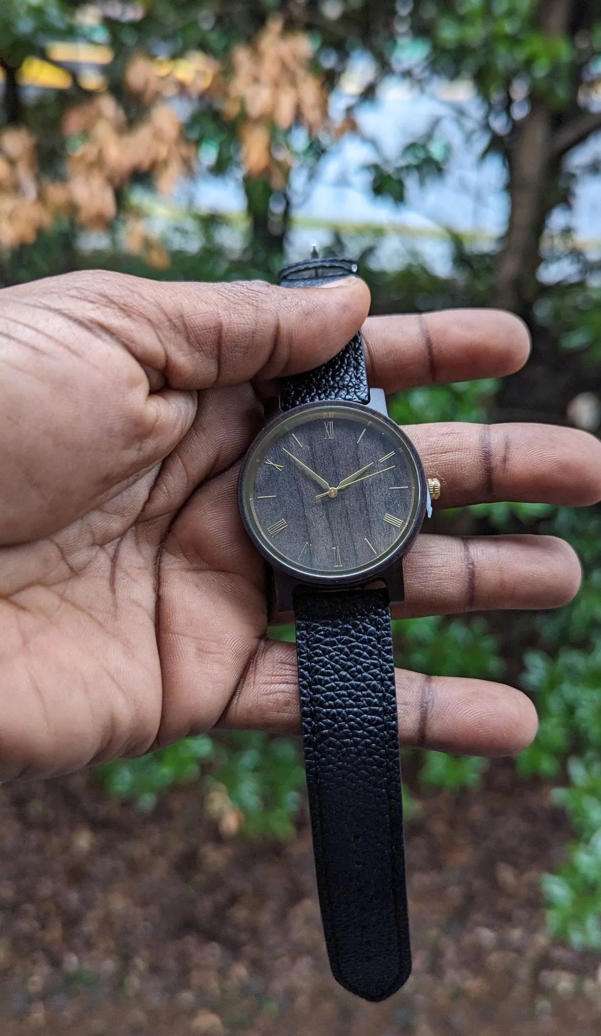 Arce Men's Watch | Black Leather