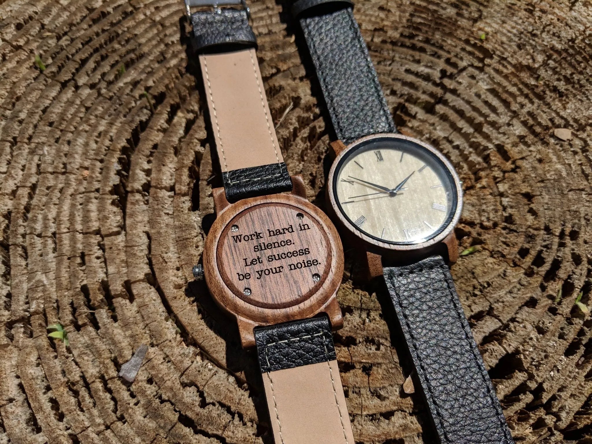 Arce Men's Watch | Walnut Leather