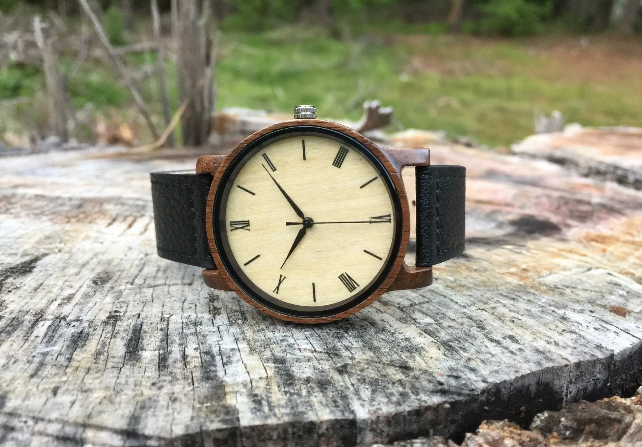 Arce Men's Watch | Walnut Leather