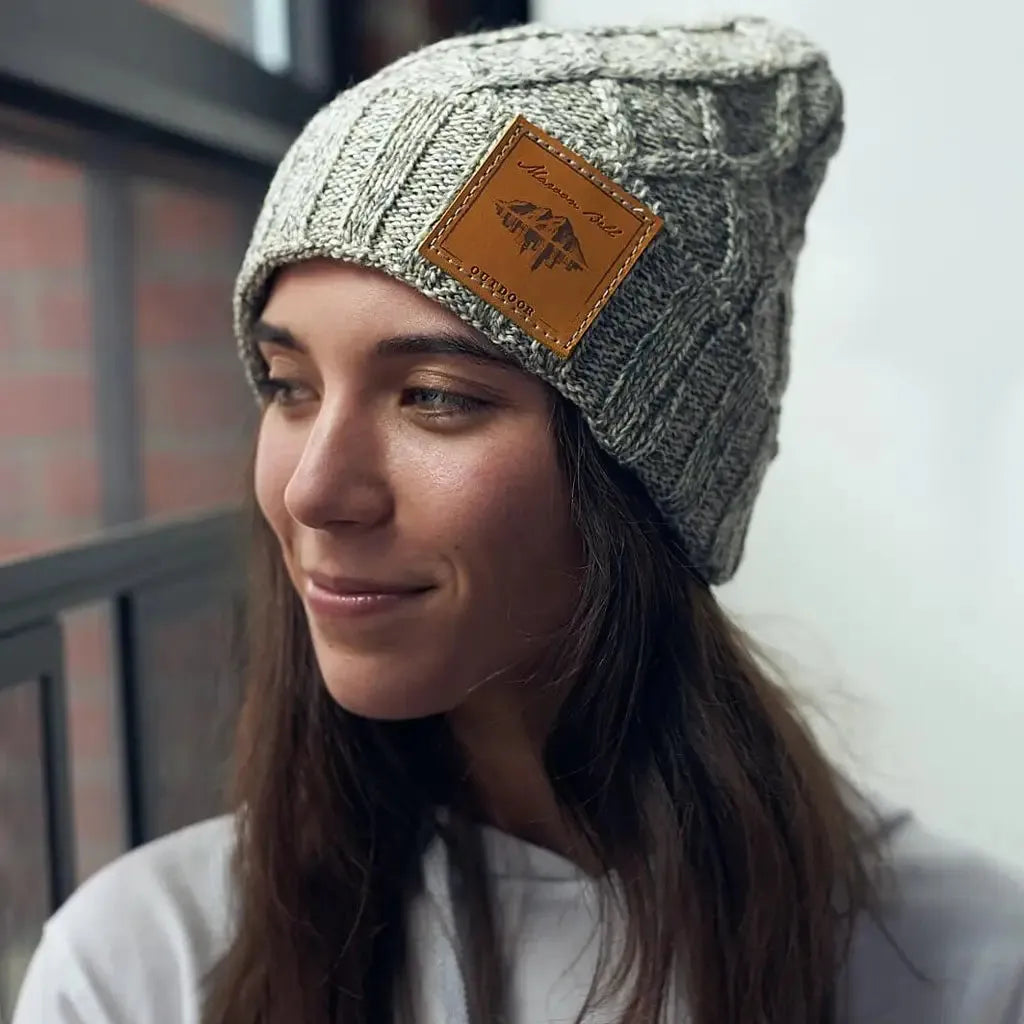 Campfire Beanie | Ribbed Knit Wool | Twilight