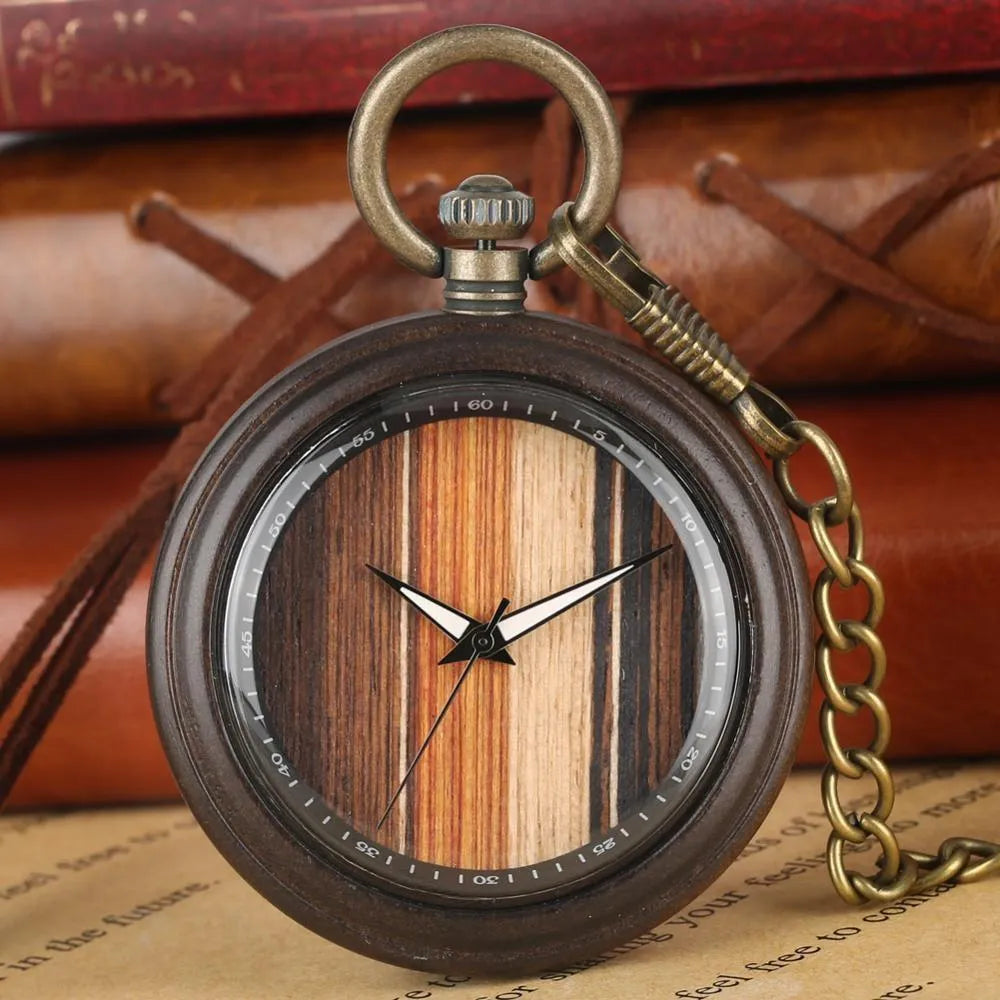 Groomsmen Set of 5 Wooden Pocket Watch | Valor