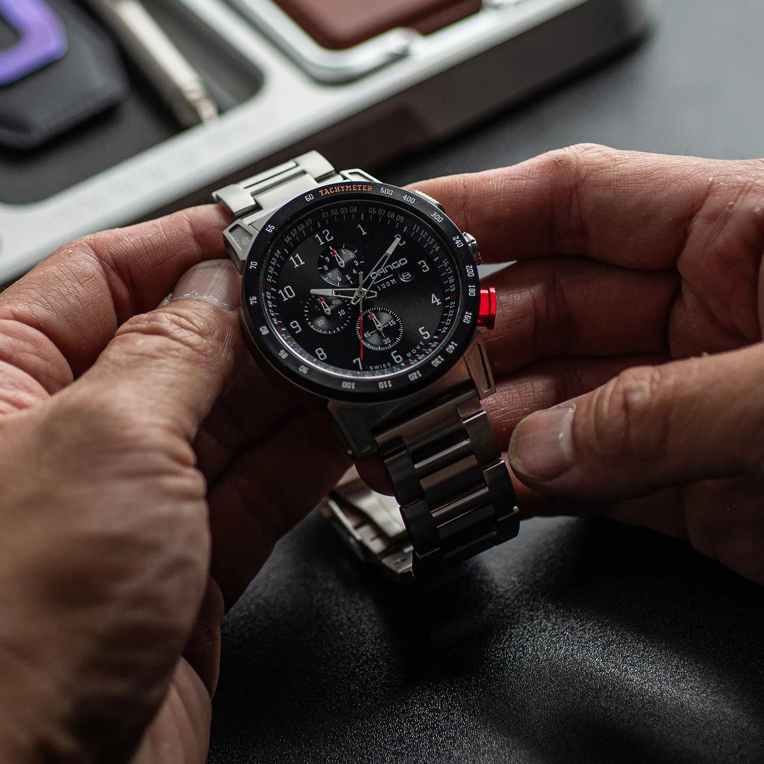 CR-01 - Chrono Men's Watch with Metal Bracelet