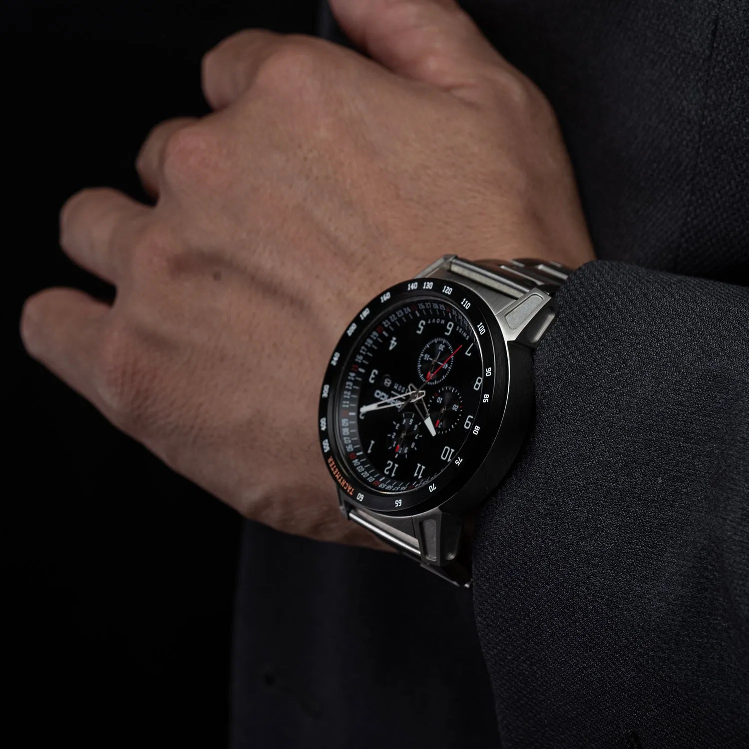 CR-01 - Chrono Men's Watch with Metal Bracelet