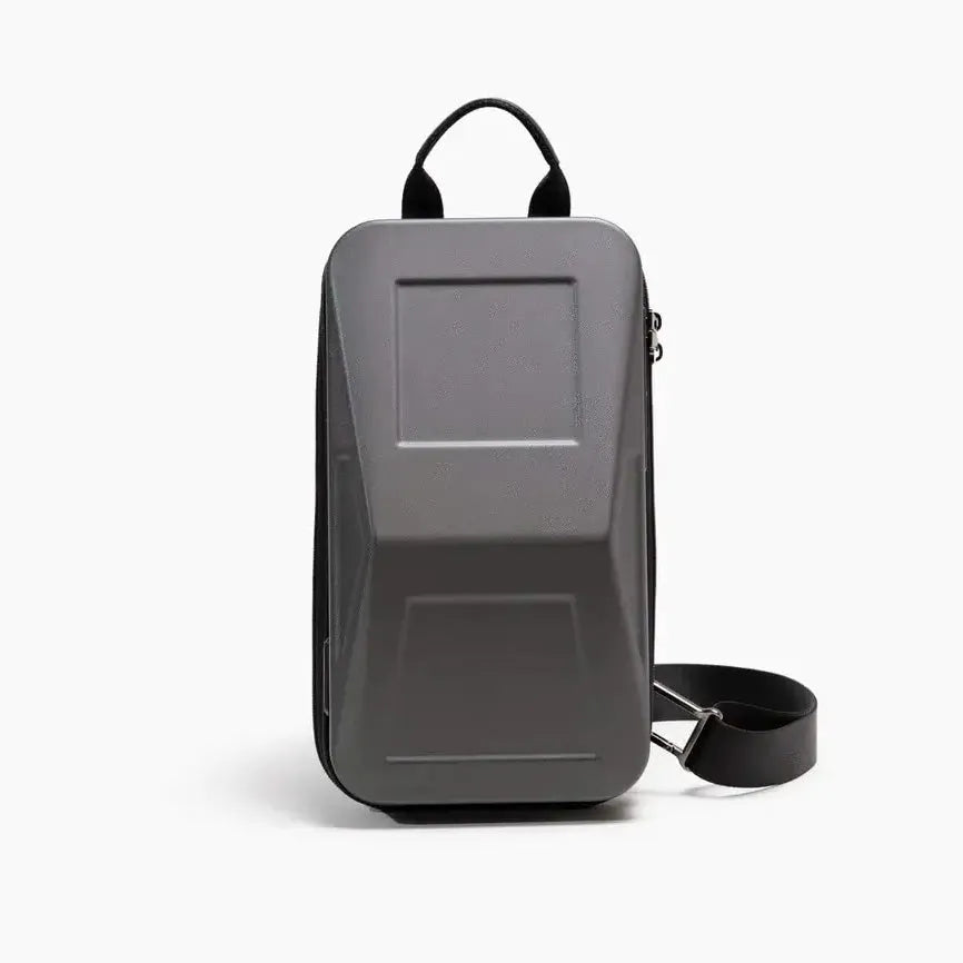 Cyber Sling: Tesla Cybertruck-inspired (7l, Usb Port, Crossbody, Tsa Lock, Messenger Bag)