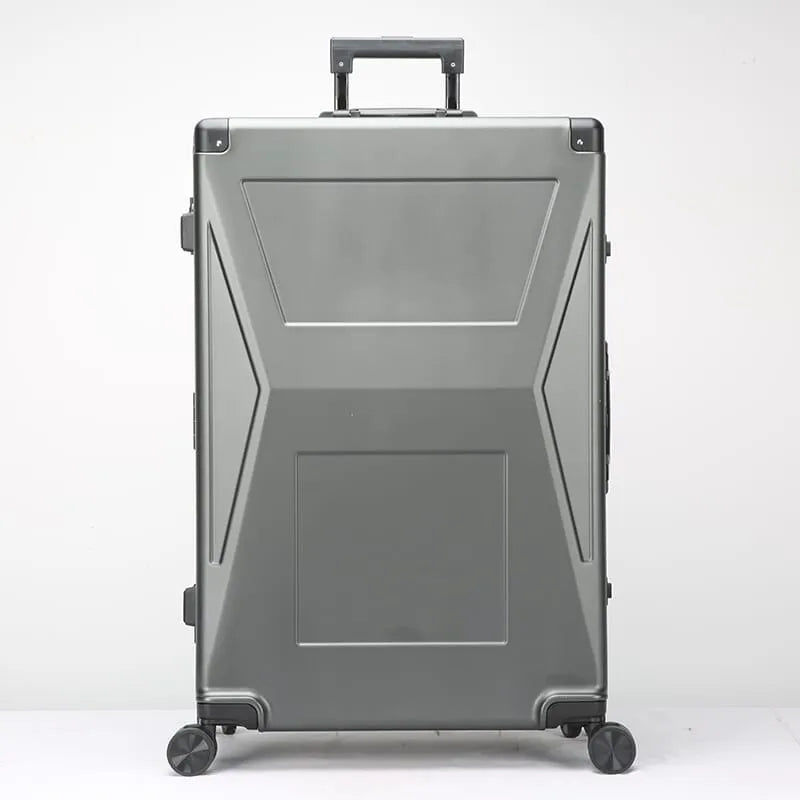 Cyber Luggage - Tesla Cybertruck-Inspired 28" Checked Suitcase
