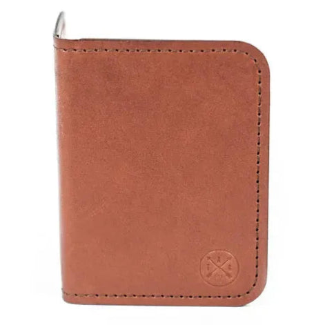 Double Barrel Vertical Bifold Wallet