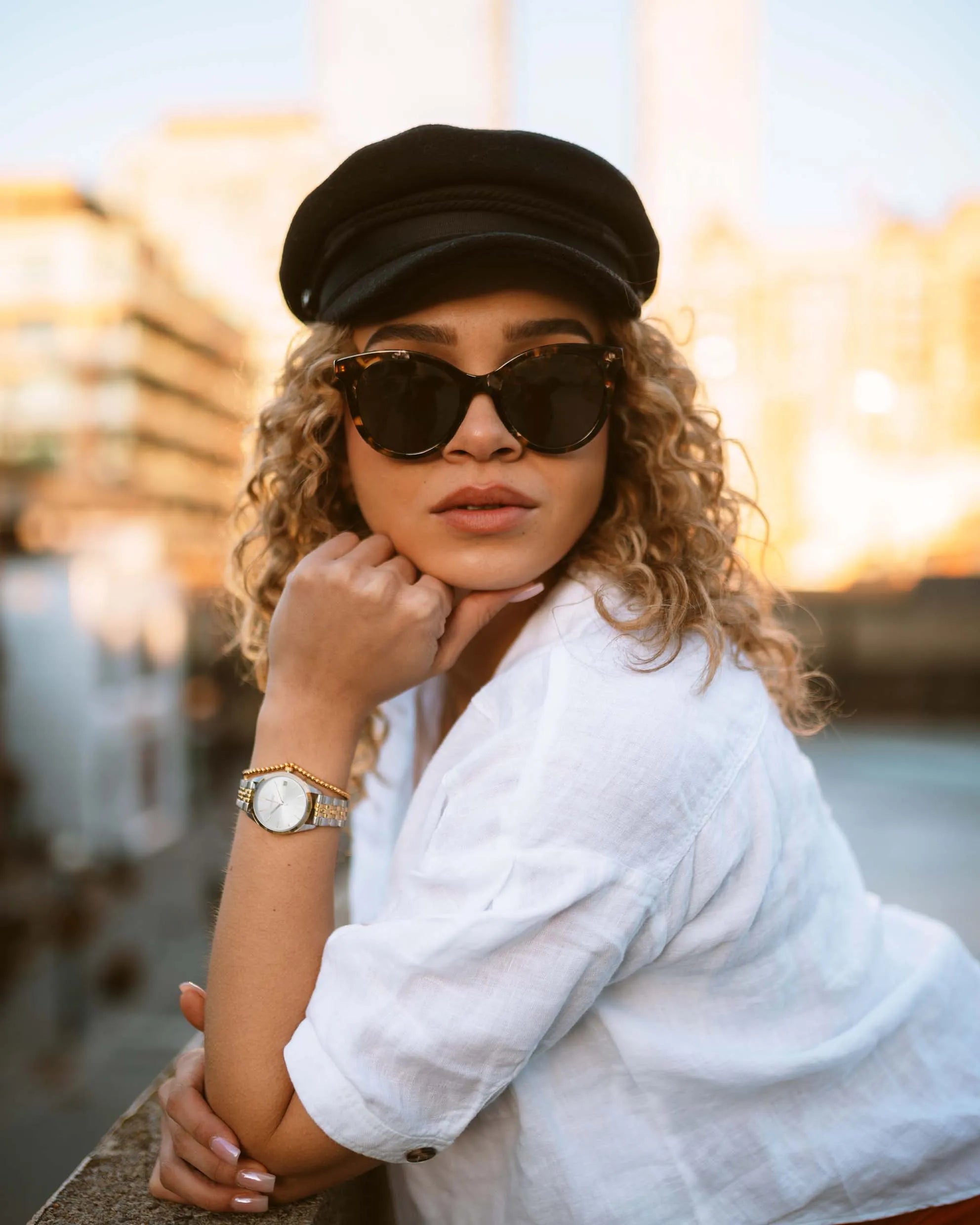 The Demi Sunglasses - Havana Pearl