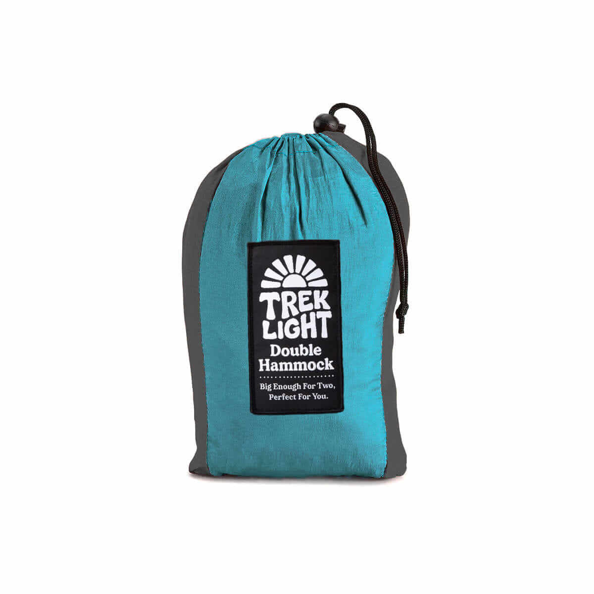 Double Hammock & Straps (Aqua & Charcoal)