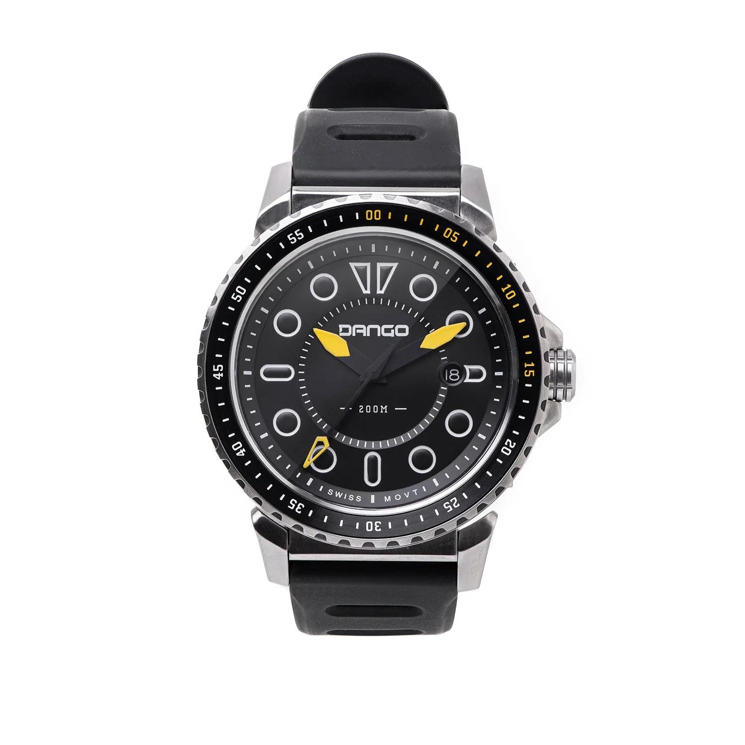 DV-01 - Dive Men's Watch with Silicone Sport Strap
