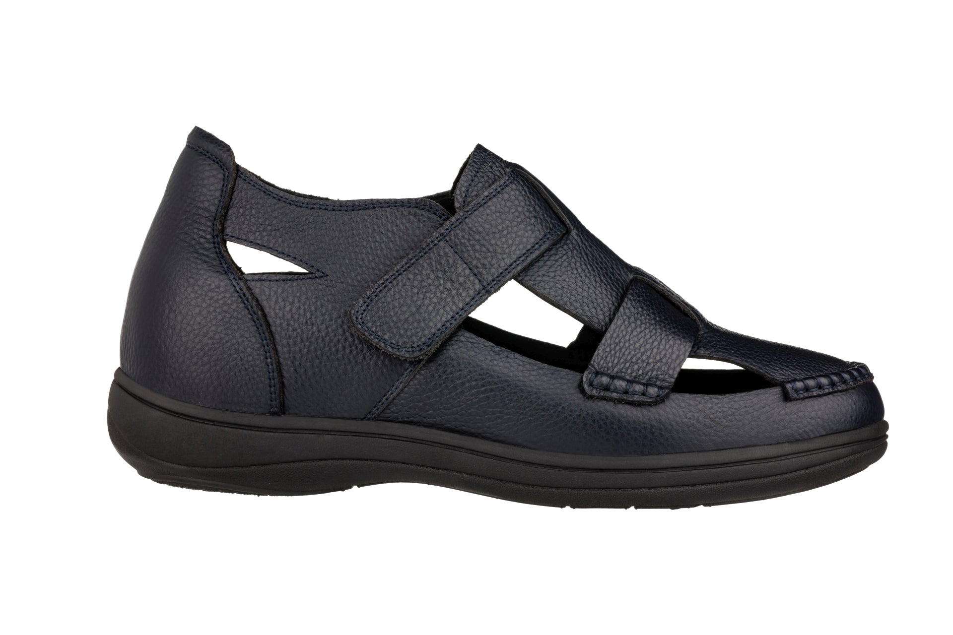 K2663 - 3.2 Inches Taller (Navy Blue) - Casual Fisherman Sandal