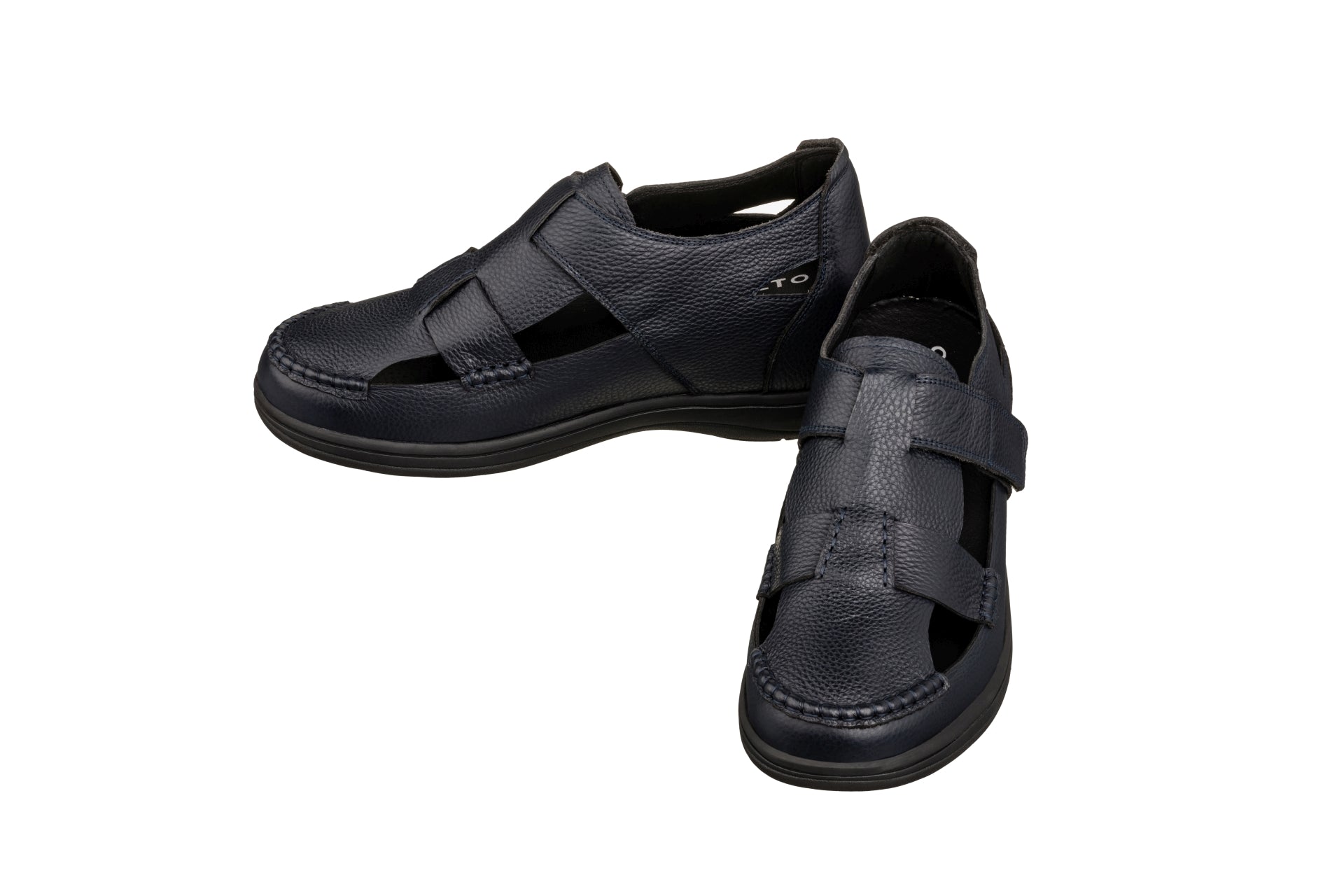 K2663 - 3.2 Inches Taller (Navy Blue) - Casual Fisherman Sandal