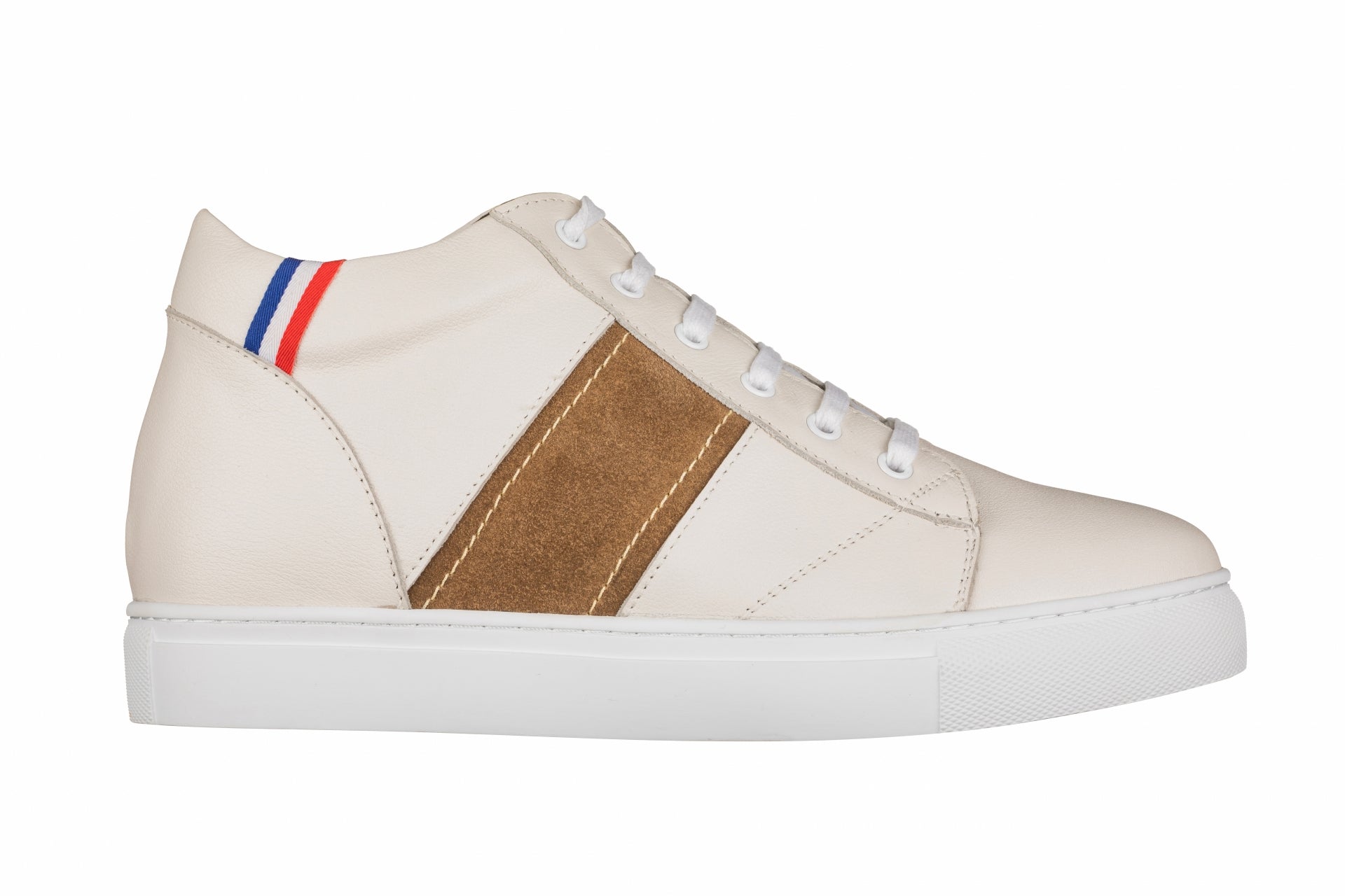 K53101 - Men's Shoes 2.8 Inches Taller (Beige White)