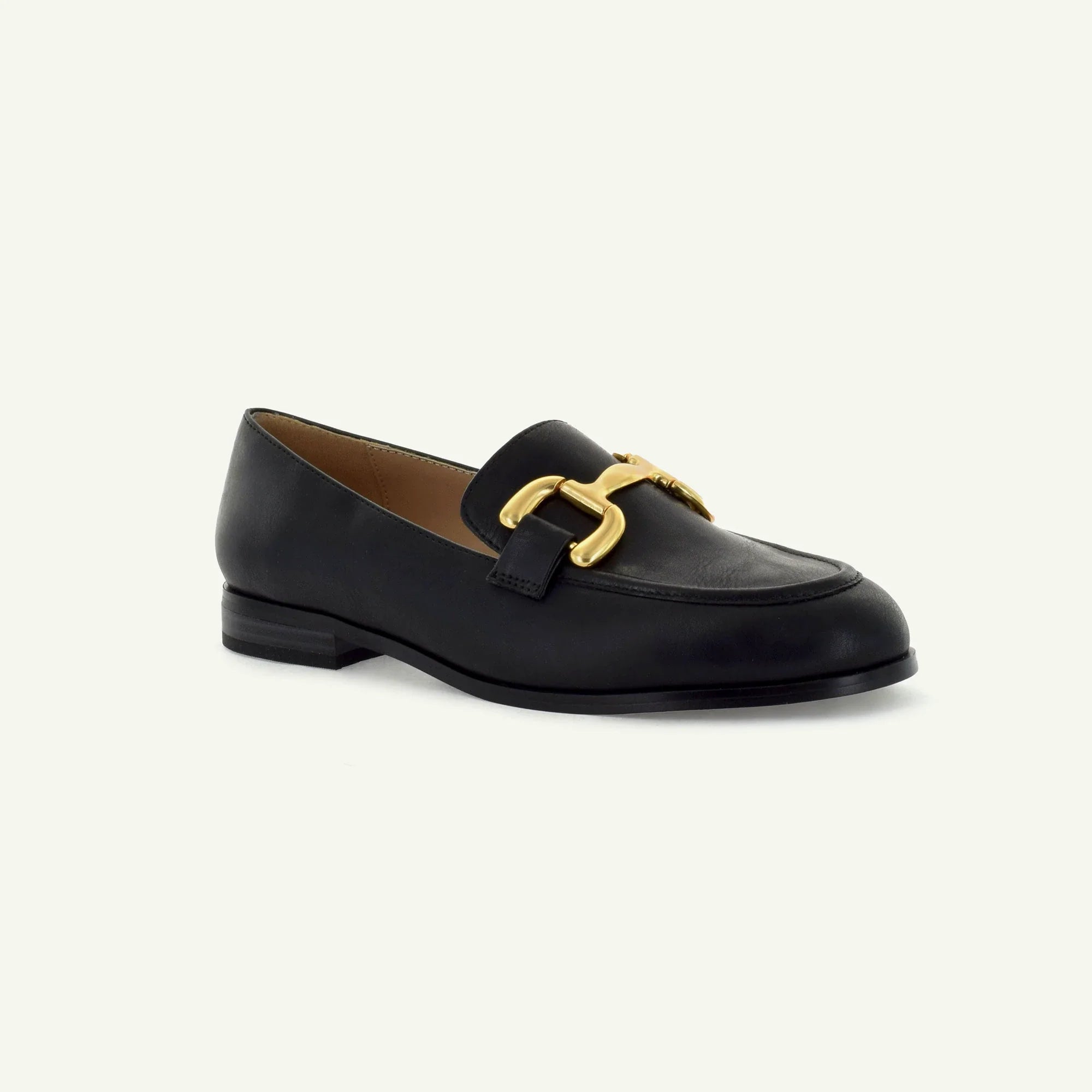 Georgina: Classic Loafer - Black