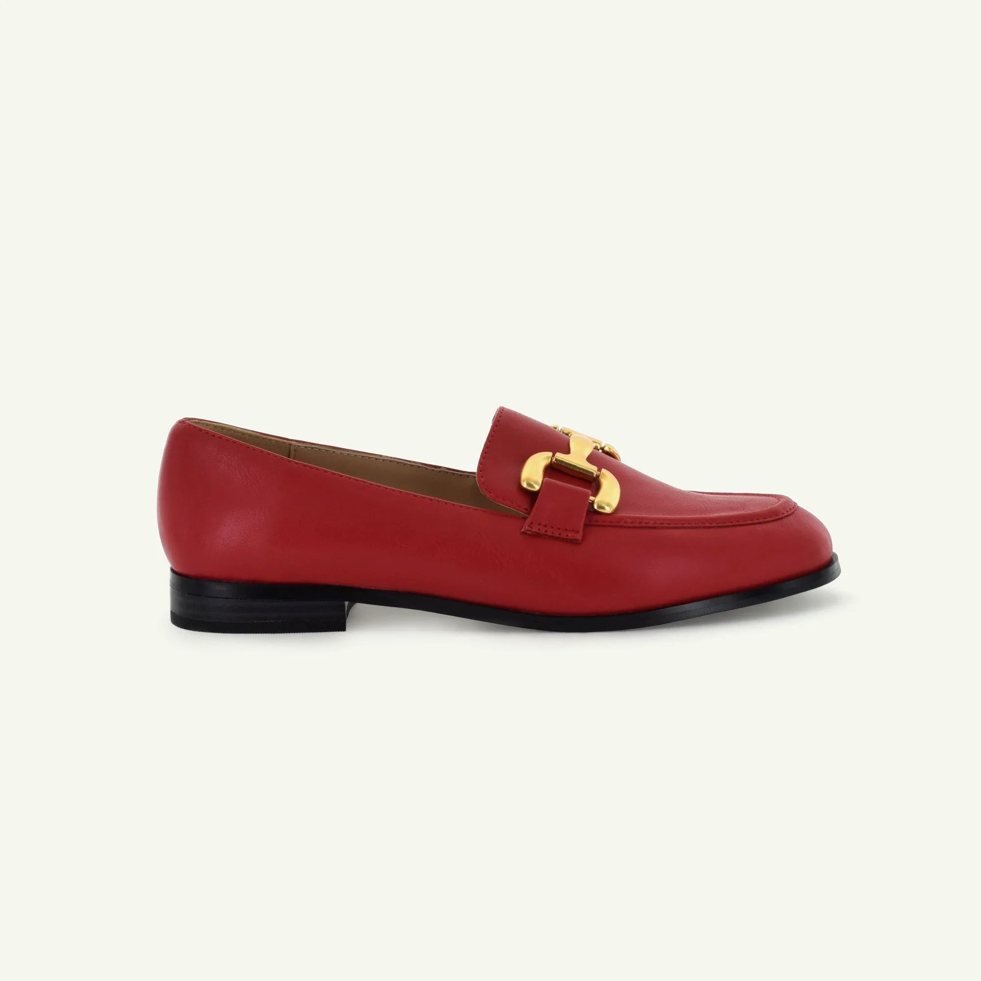 Georgina: Classic Loafer - Cardinal