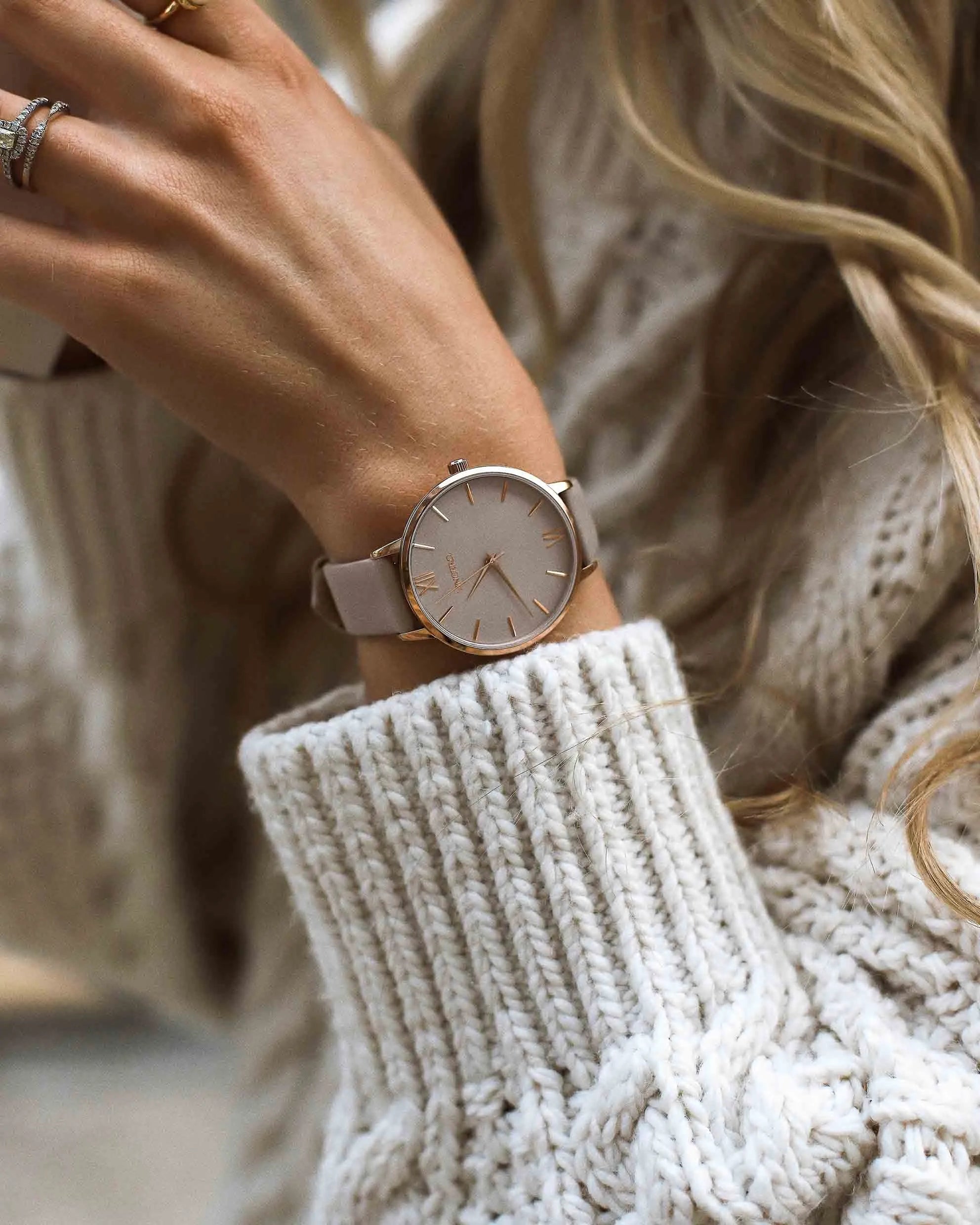 Eros Limited Release Women's Watches - Rose + Taupe