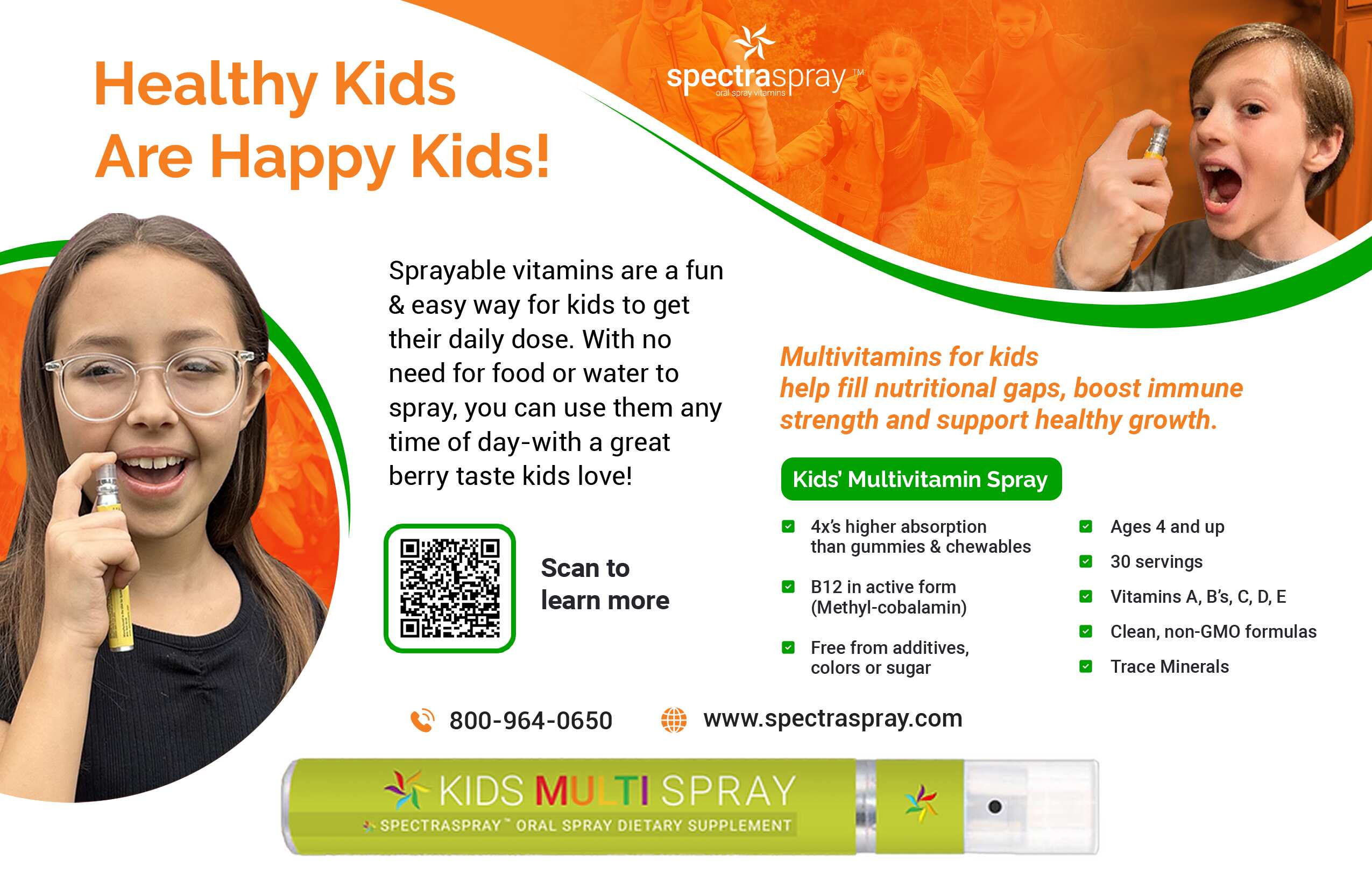 KIDS' MULTI Supplement Spray
