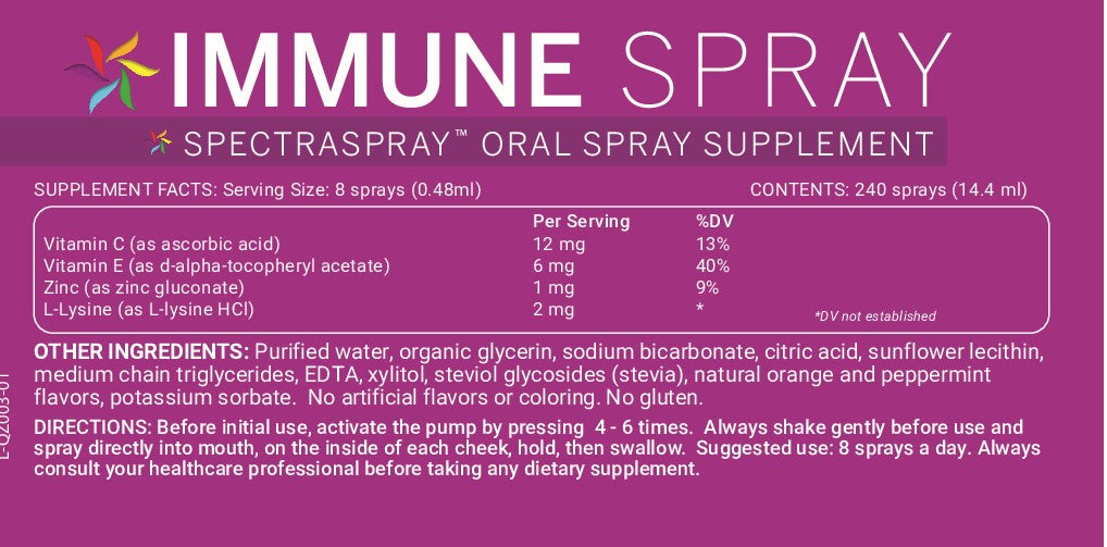 IMMUNE ESSENTIALS Supplement Spray
