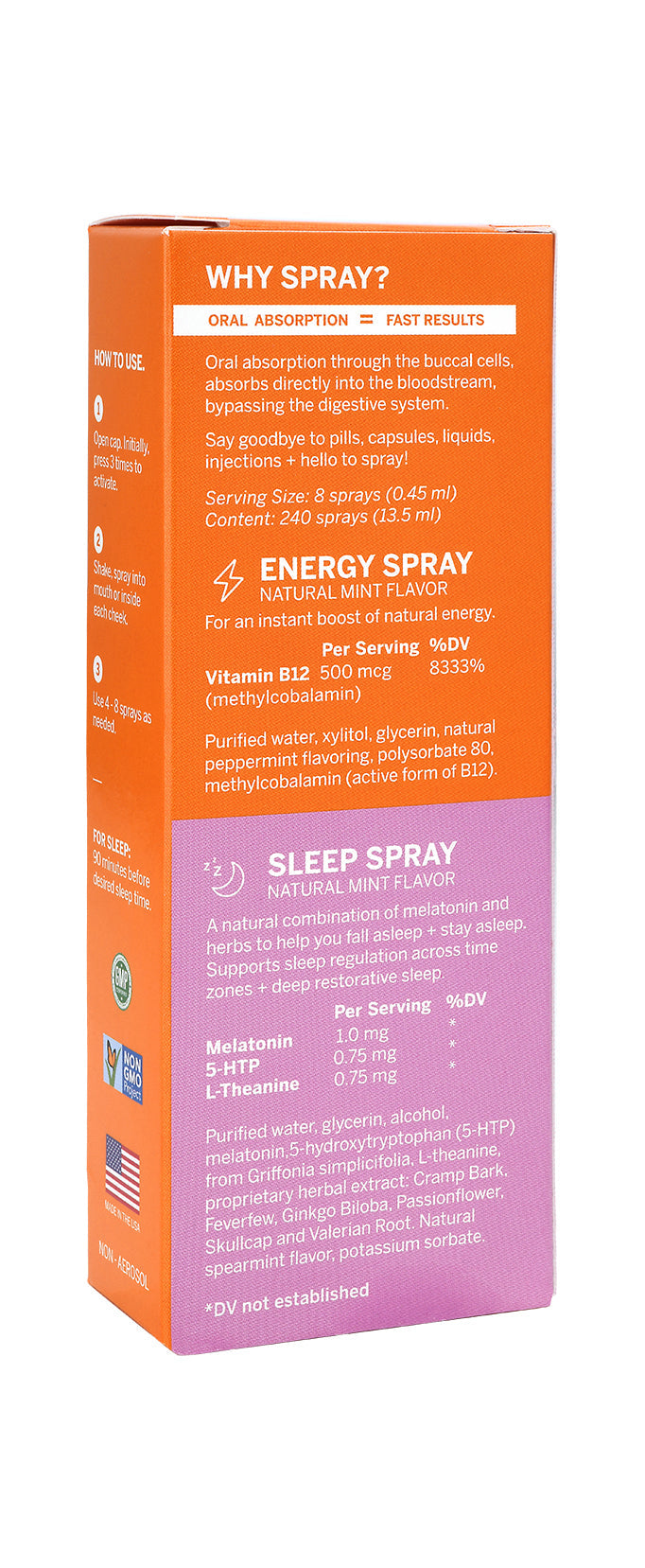 JET LAG Supplement Spray