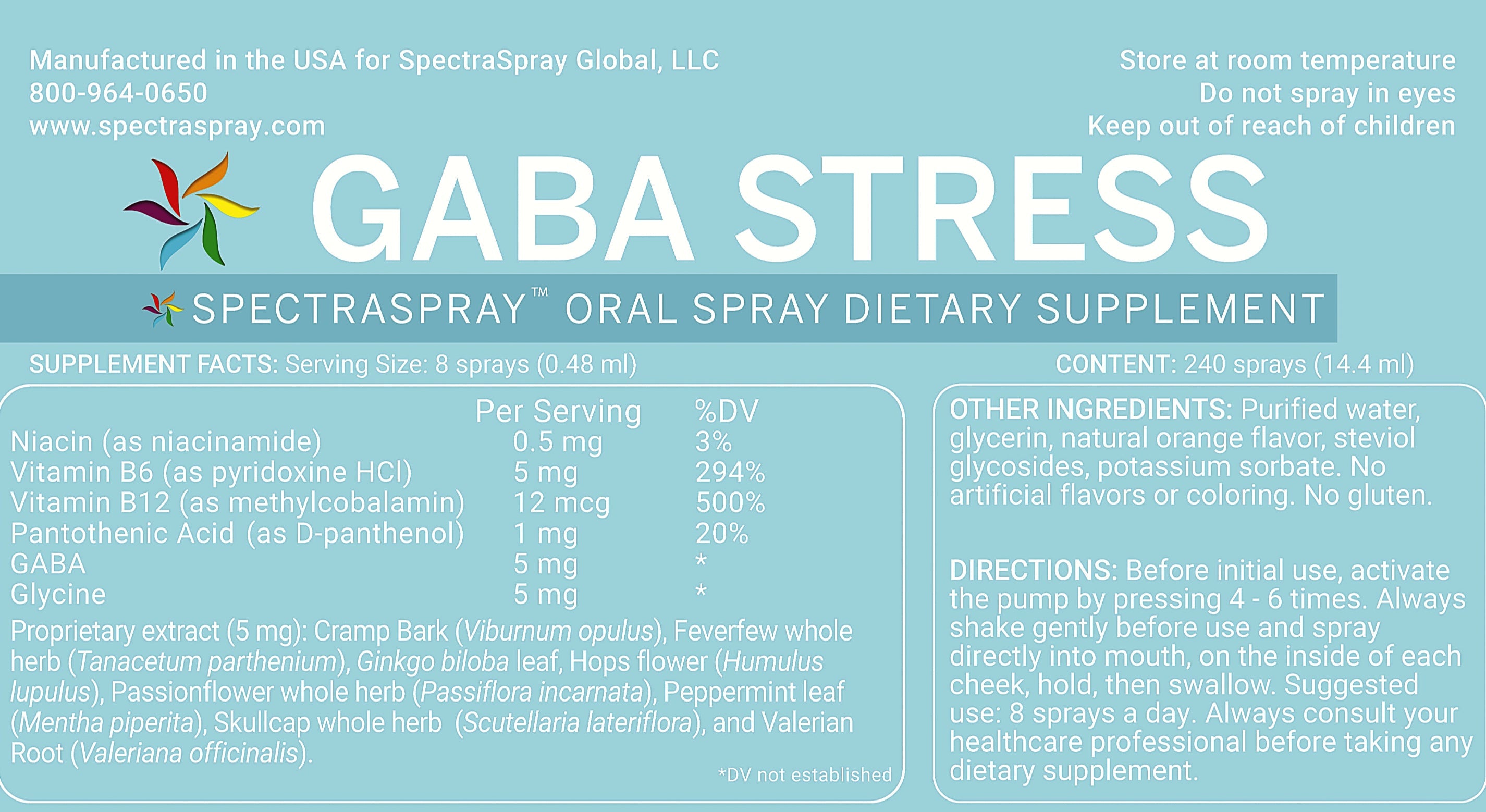 GABA STRESS Supplement Spray