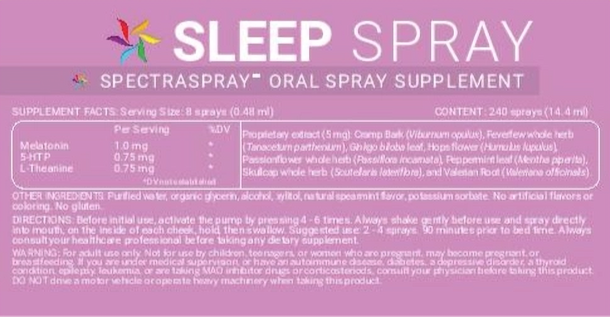 COLLEGE WELLNESS KIT Supplement Spray