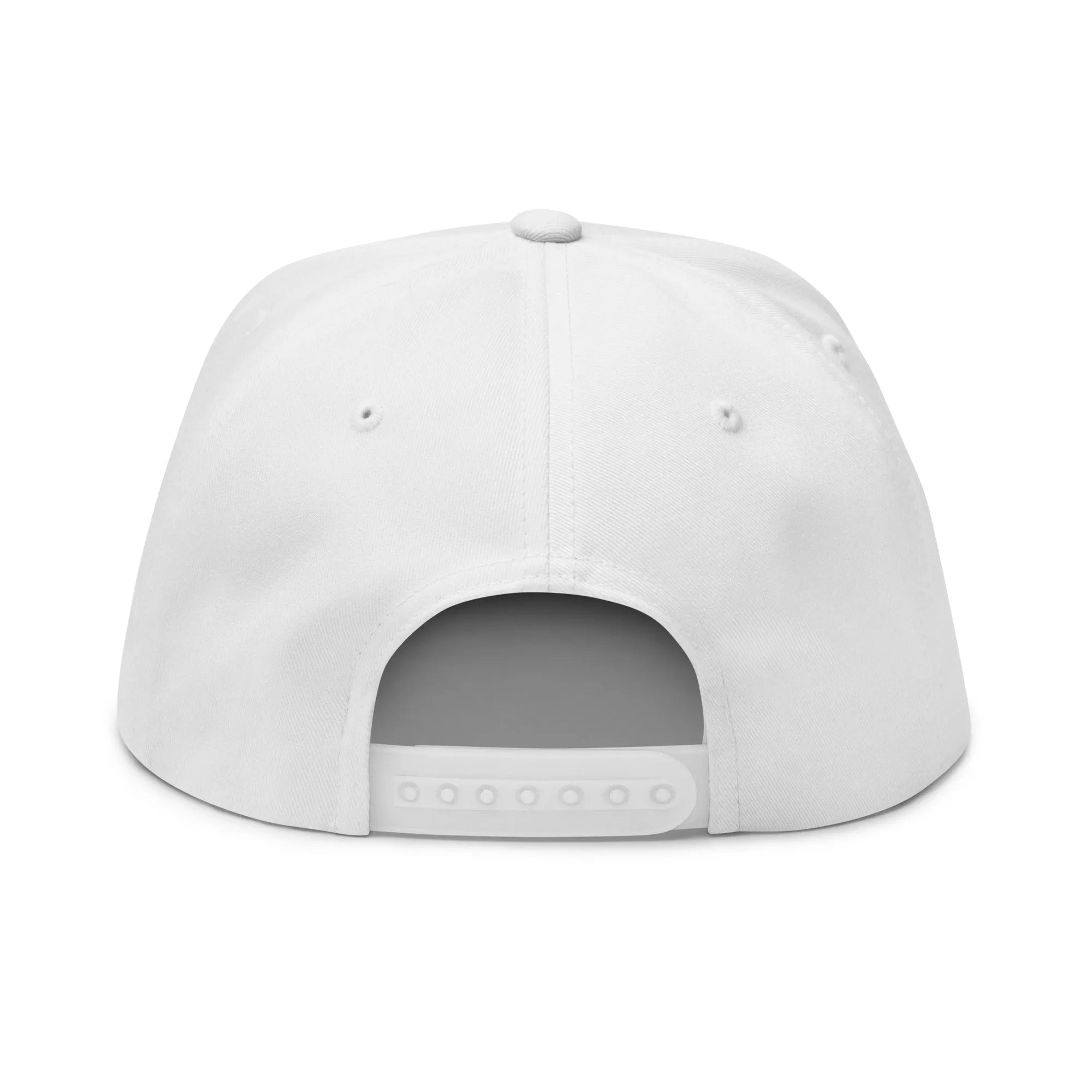 Flat Bill Cap – Classic High-Profile Snapback Hat