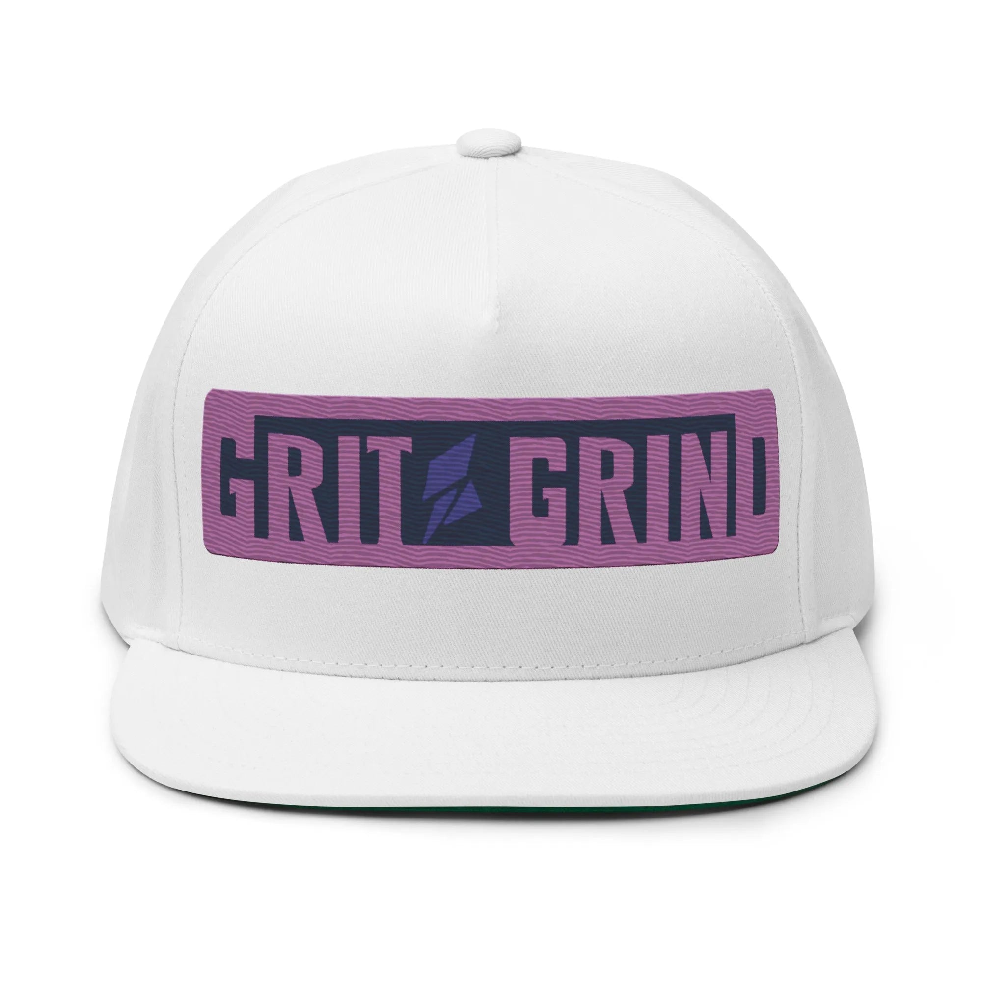 Flat Bill Cap – Classic High-Profile Snapback Hat