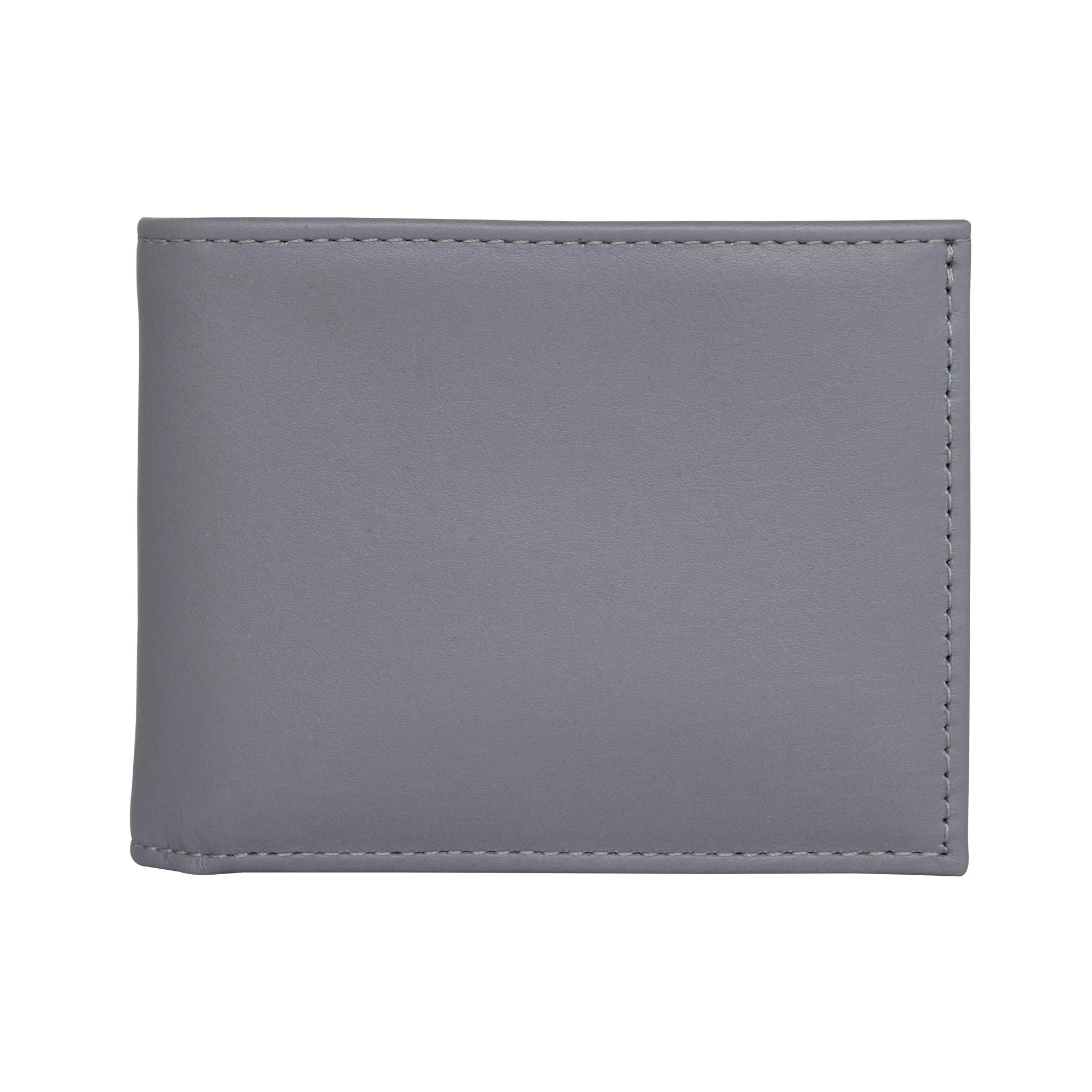 Carry-It-All Bifold Men's Leather Wallet (American Flag optional)