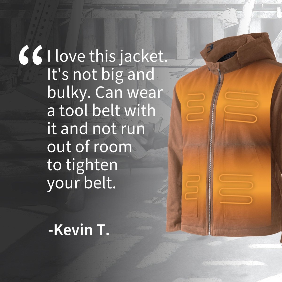 Grit Men's Heated Workwear Jacket