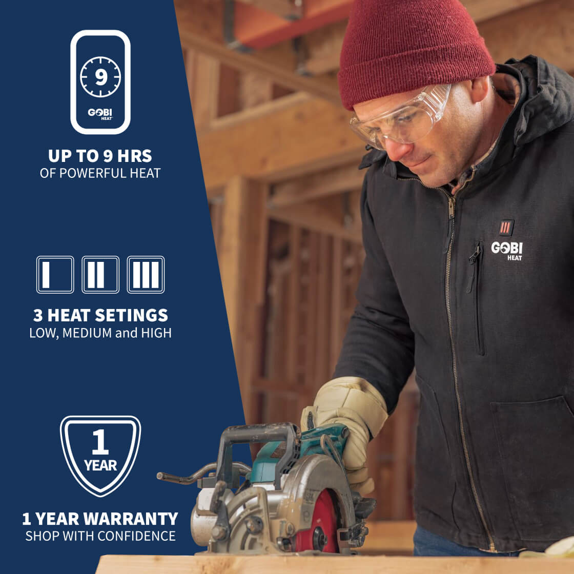 Grit Men's Heated Workwear Jacket