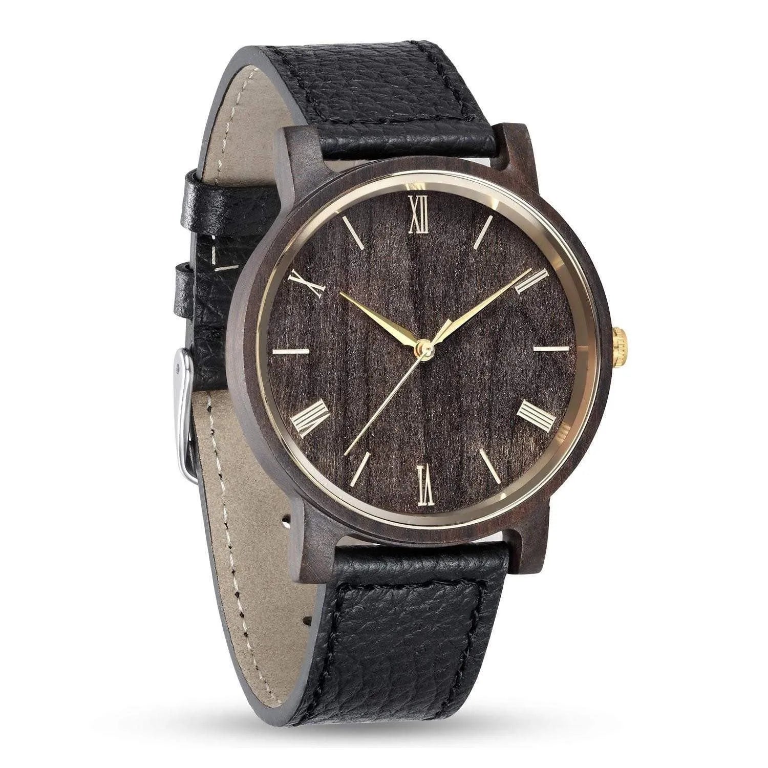 Groomsmen Set Of 10 Wooden Men's Watches Black Arce