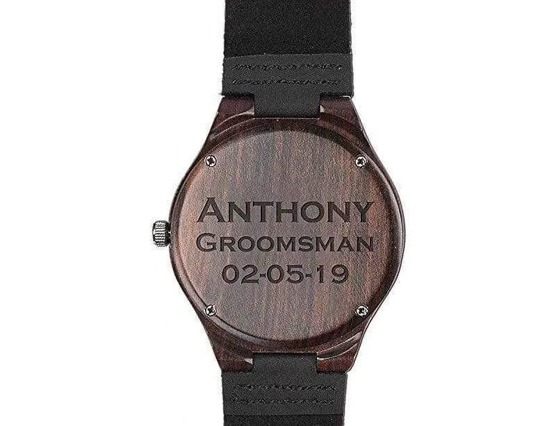 Groomsmen Set Of 11 Wooden Men's Watches - Energico