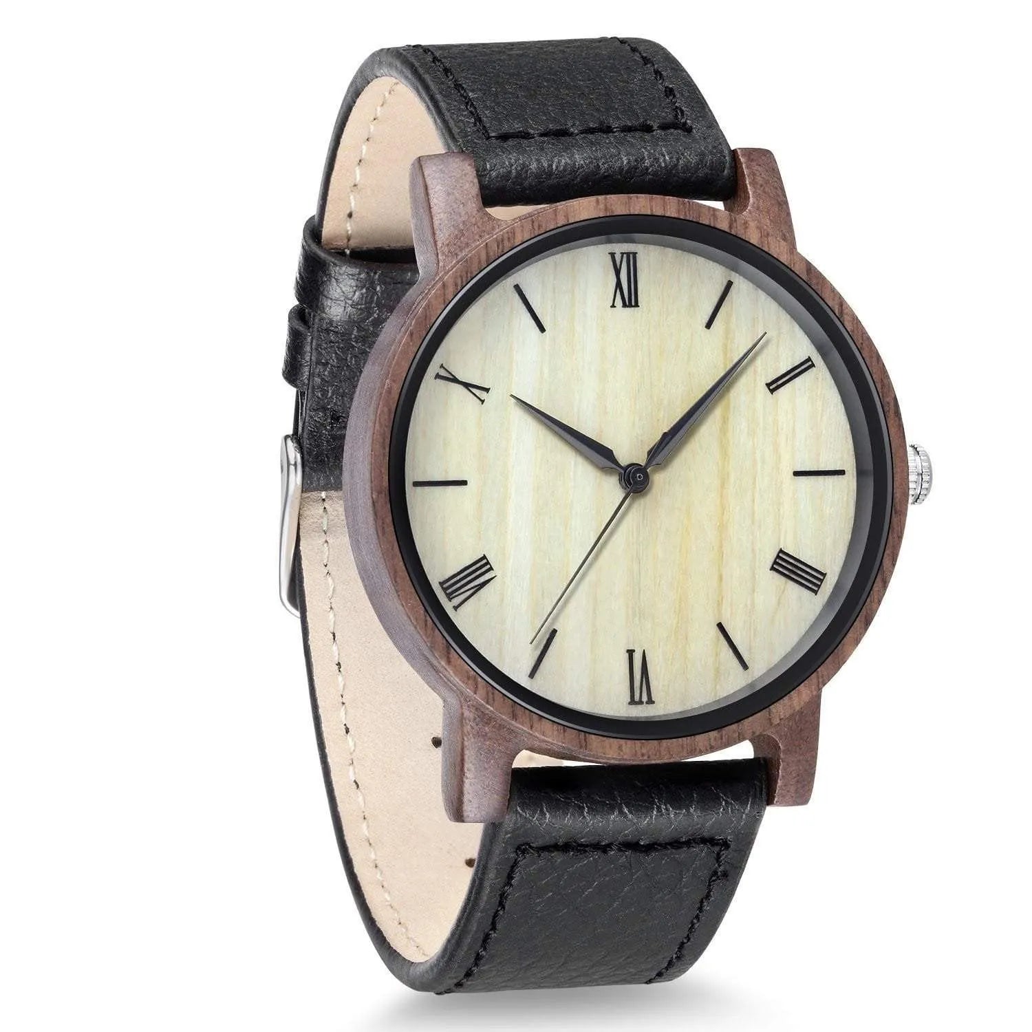 Groomsmen Set Of 12 Wooden Men's Watches Walnut Arce
