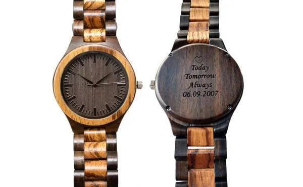 Groomsmen Set Of 4 Wooden Men's Watches - Grandiose