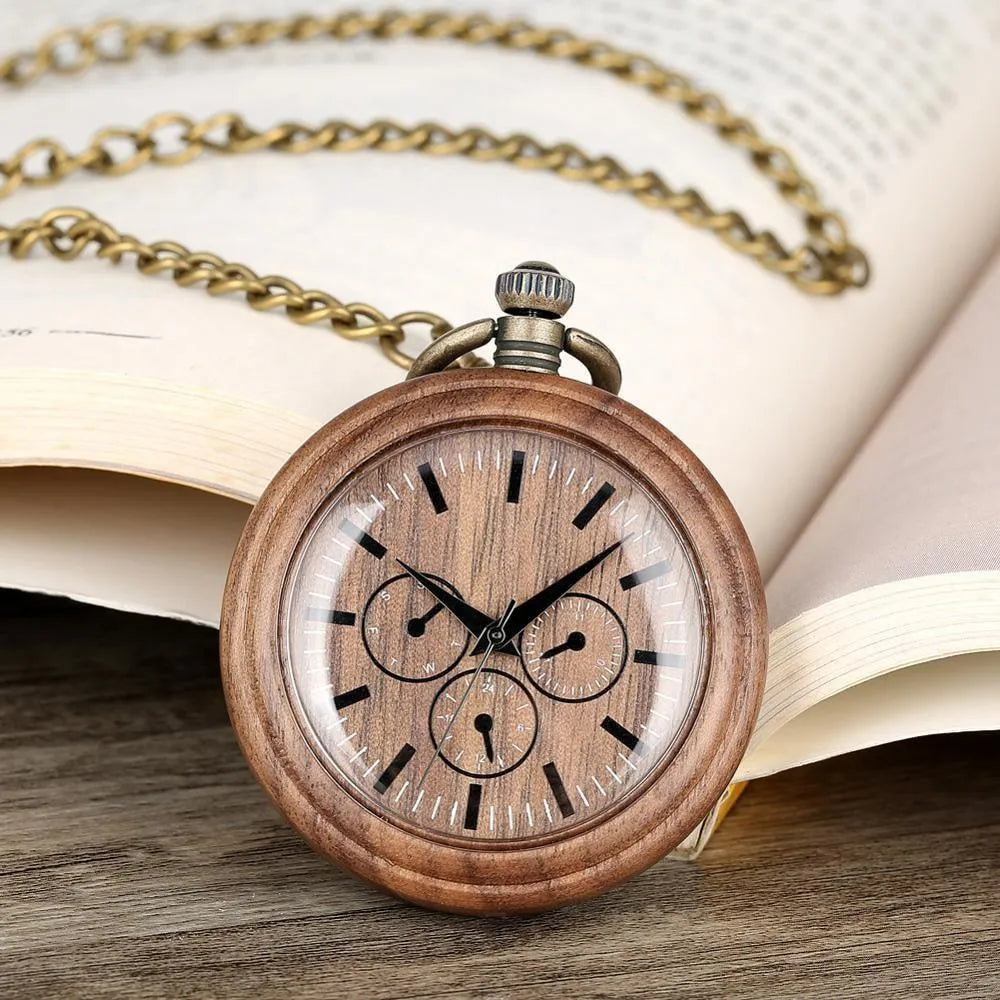 Groomsmen Set of 5 Wooden Pocket Watch | Perfecto