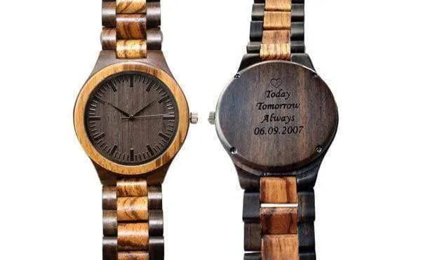 Groomsmen Set Of 6 Wooden Men's Watches - Grandiose