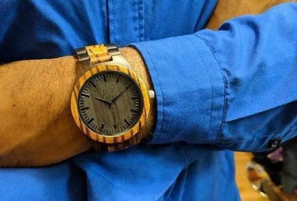 Groomsmen Set Of 6 Wooden Men's Watches - Grandiose