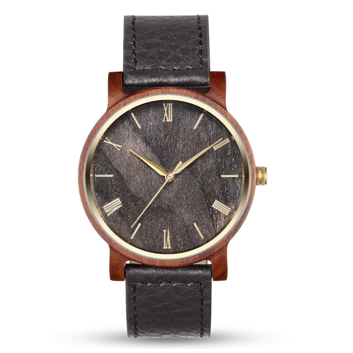 Groomsmen Set Of 7 Wooden Men's Watches Red Arce