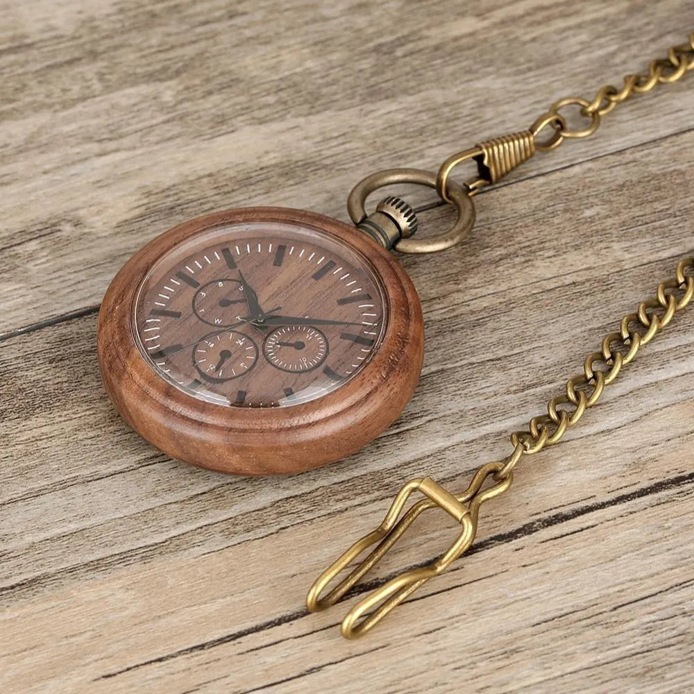 Groomsmen Set of 8 Wooden Pocket Watch | Perfecto