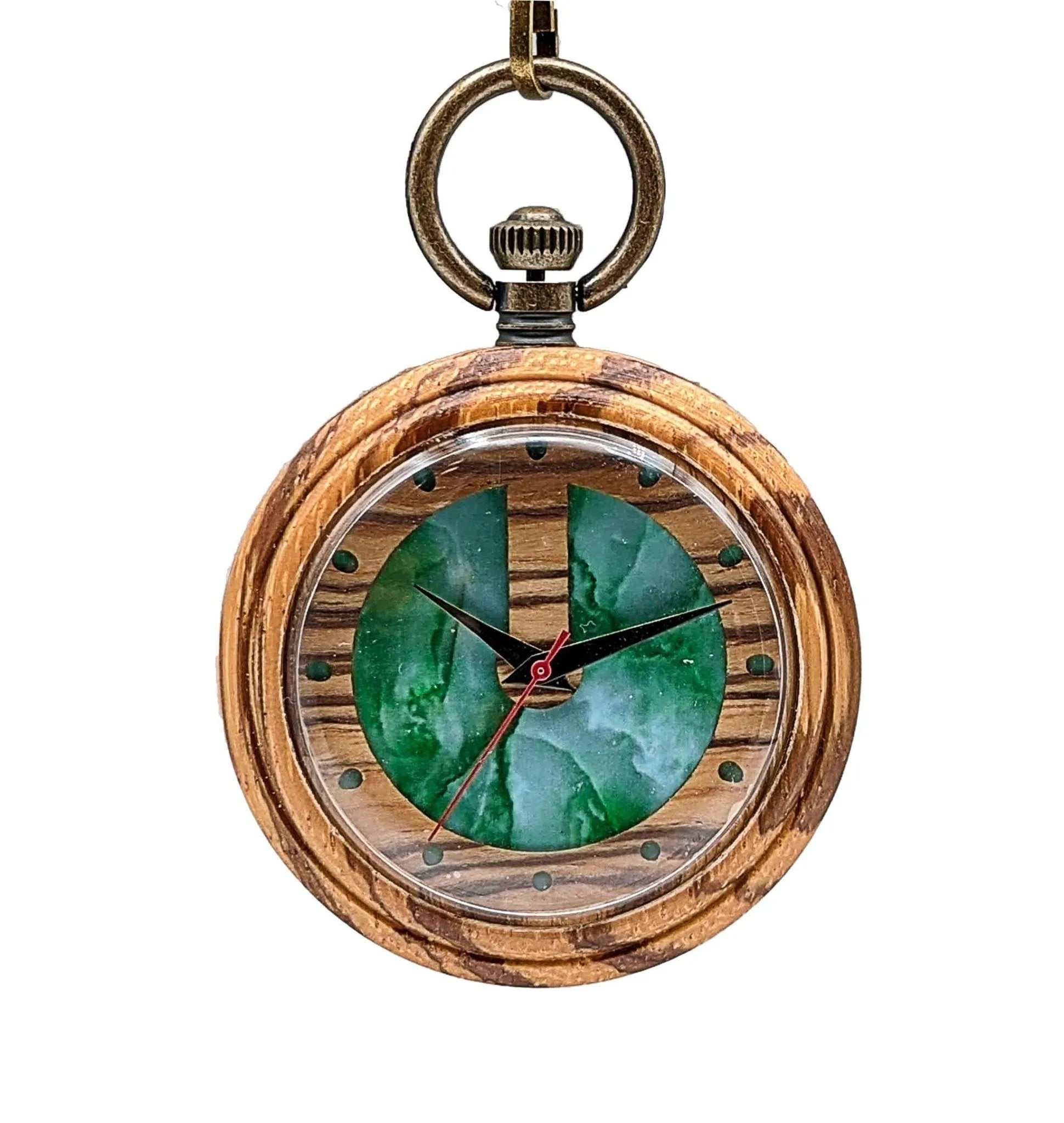 Men's Groomsmen Set of 9 Wooden Pocket Watch | Arce