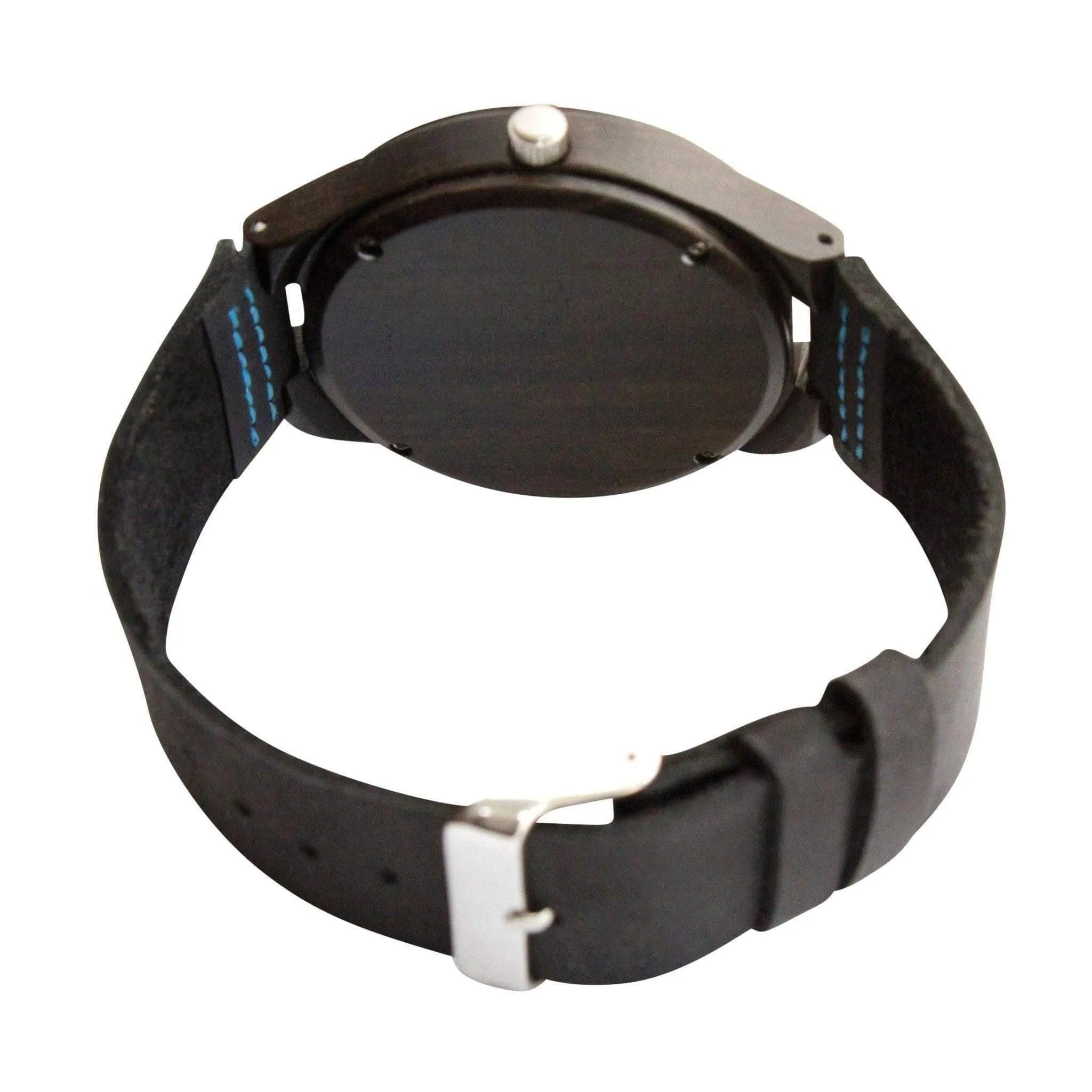 Groomsmen Set Of 9 Wooden Men's Watches - Blue Energico