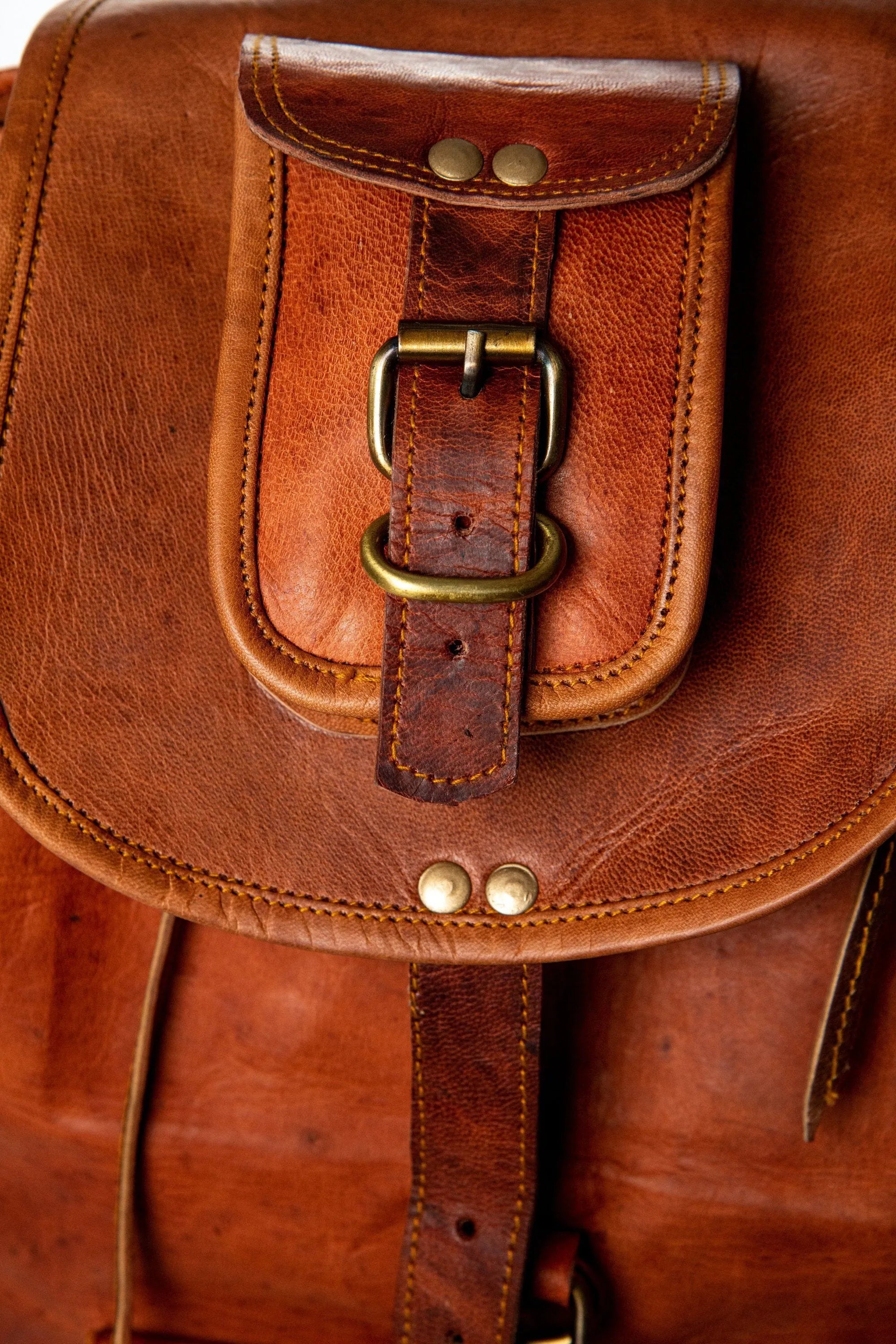 The Alvarado Tanned Backpack